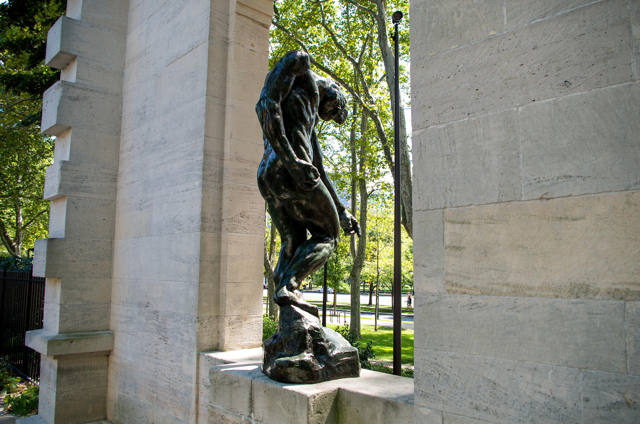 Pentax K-01 sample photo. Rodin museum philadelphia photography