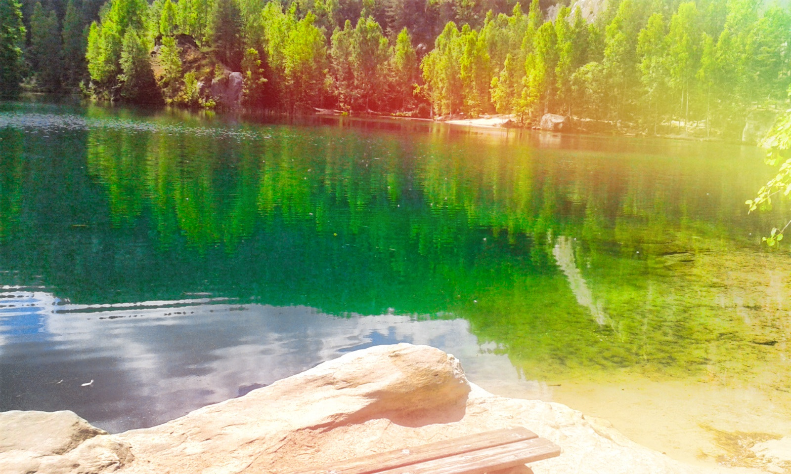 Samsung Galaxy Trend Plus sample photo. Nice lake photography