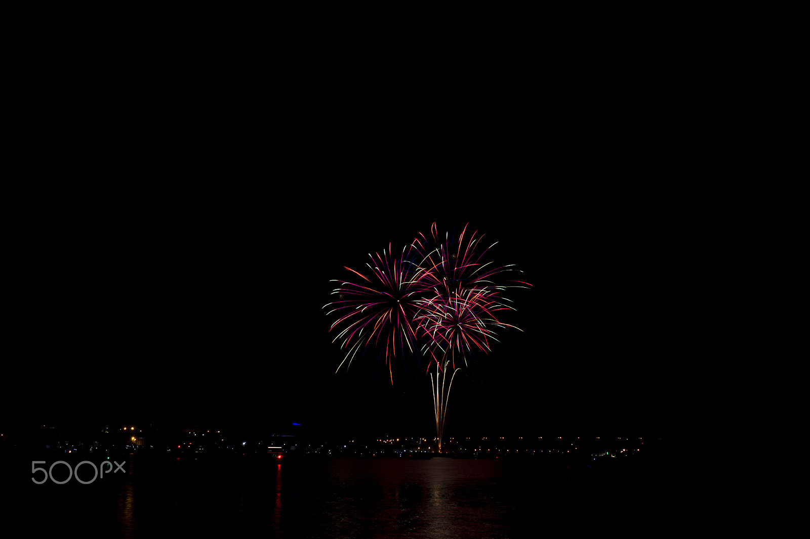 Canon EF 17-35mm f/2.8L sample photo. Night fireworks photography