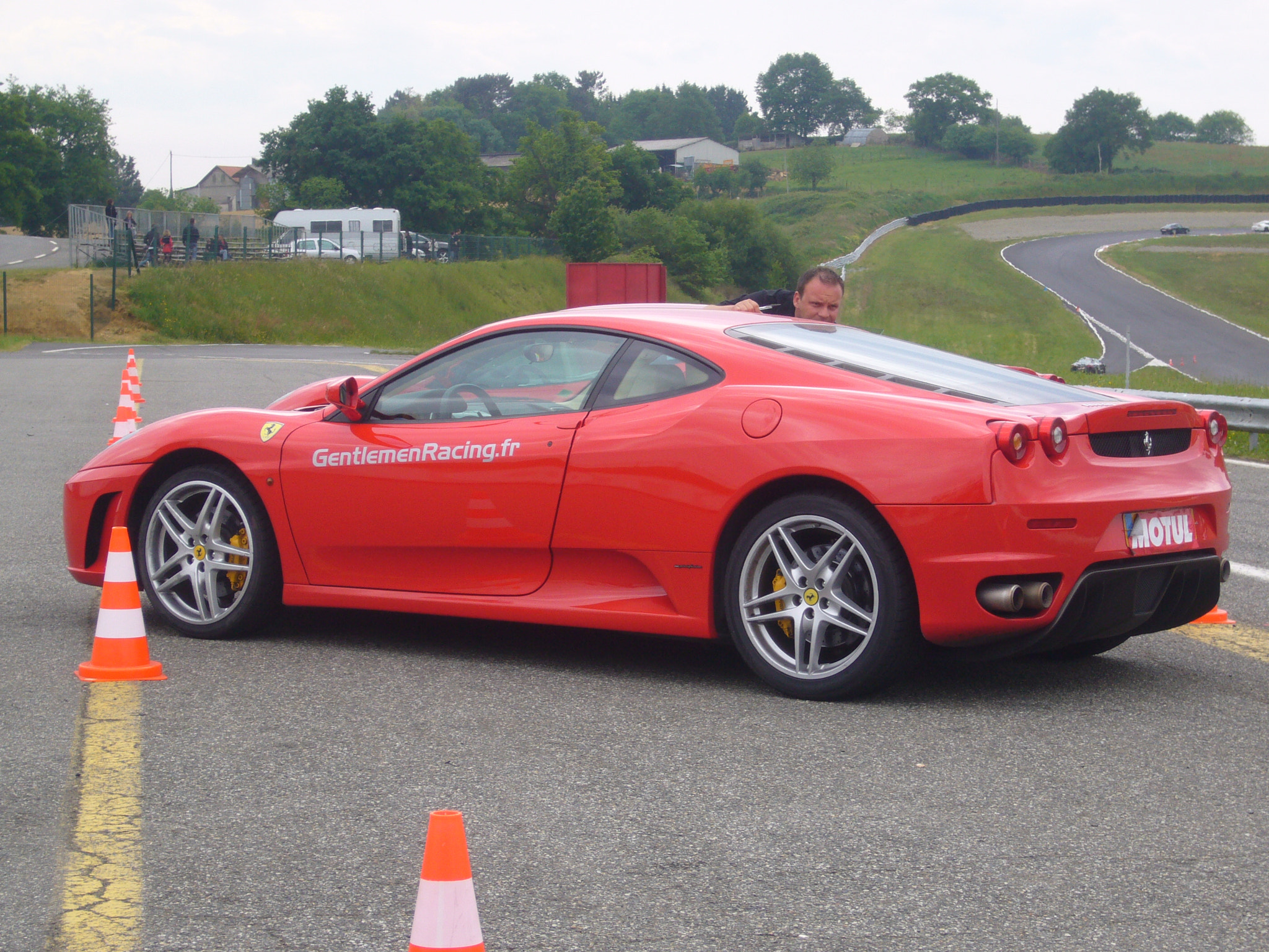 Panasonic DMC-FX9 sample photo. Ferrari f430 my preferred : departure photography