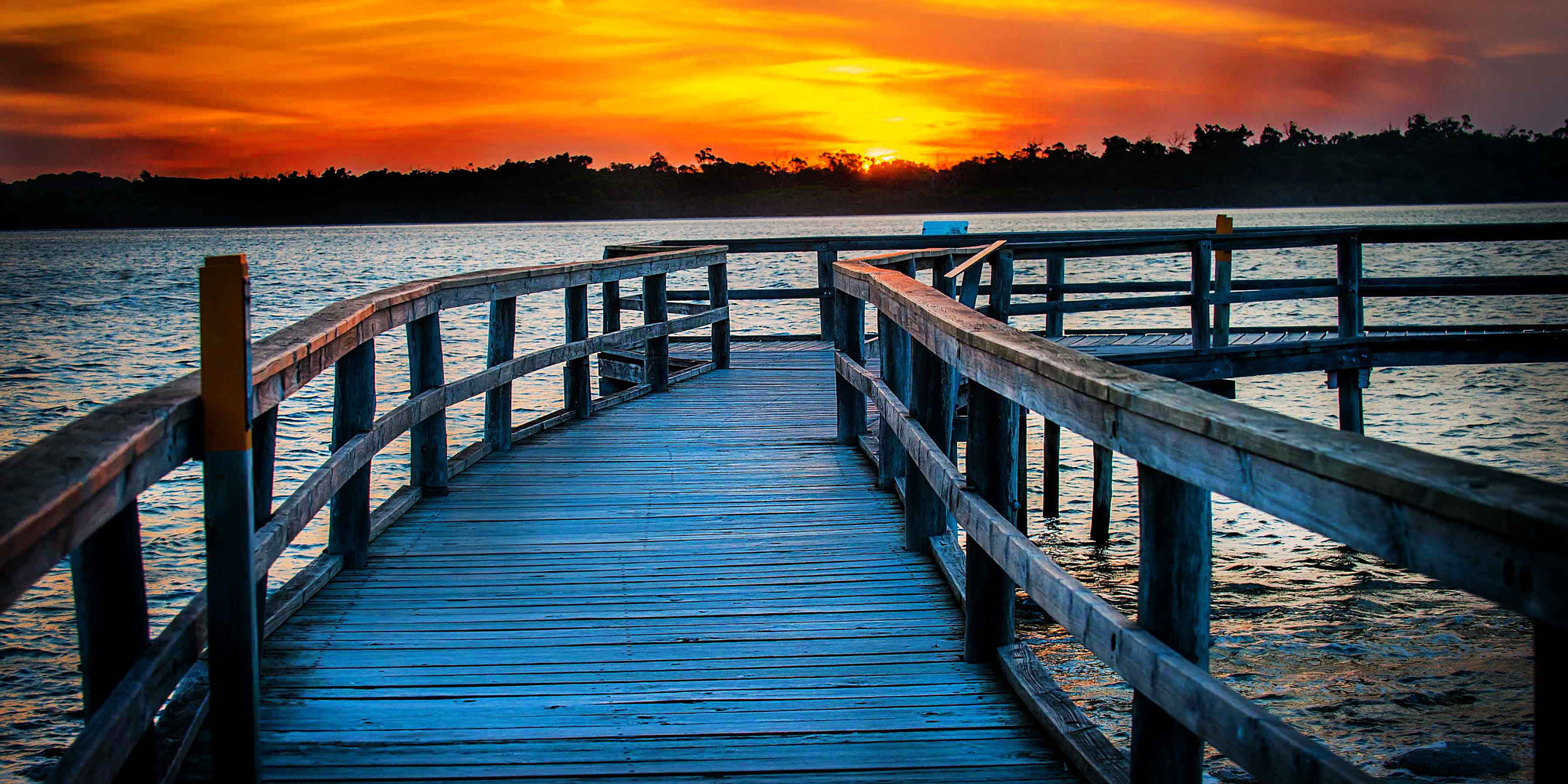 Nikon D4 sample photo. " sunset boardwalk " photography