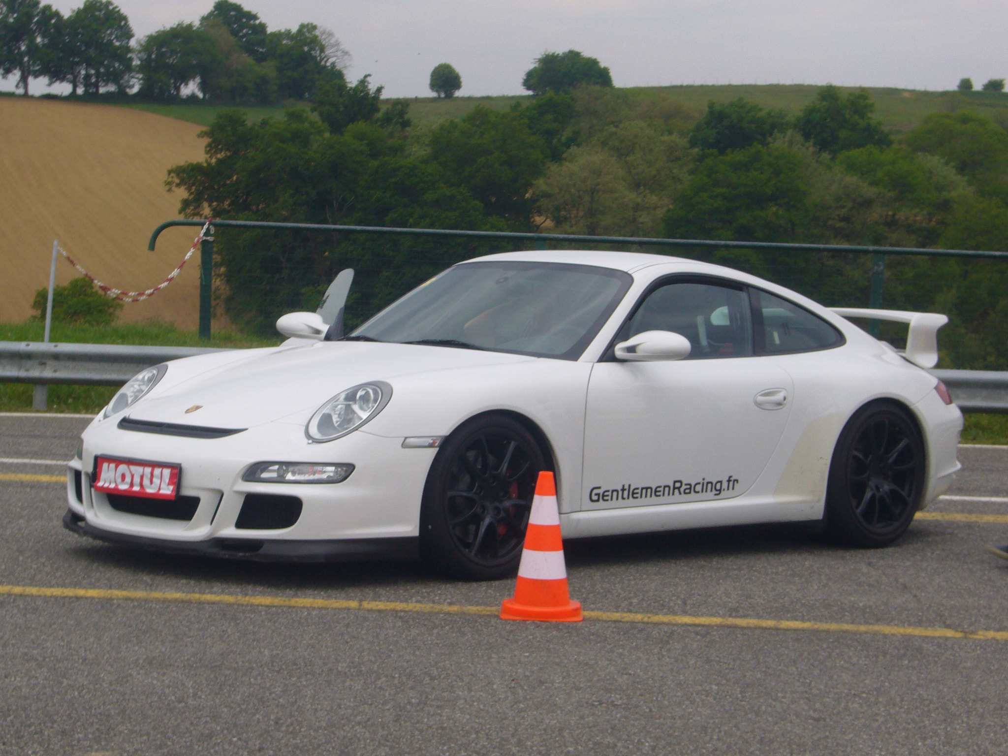 Panasonic DMC-FX9 sample photo. Sharing a passion, white porsche photography