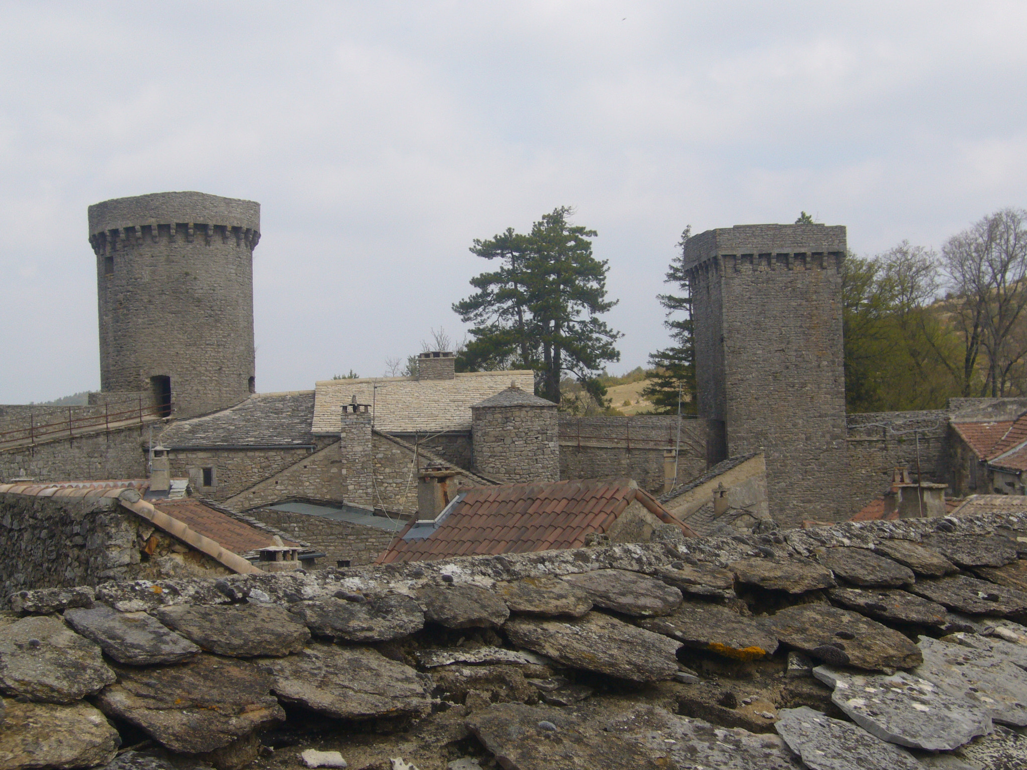 Panasonic DMC-FX9 sample photo. Old and modern, the aveyron roofs photography