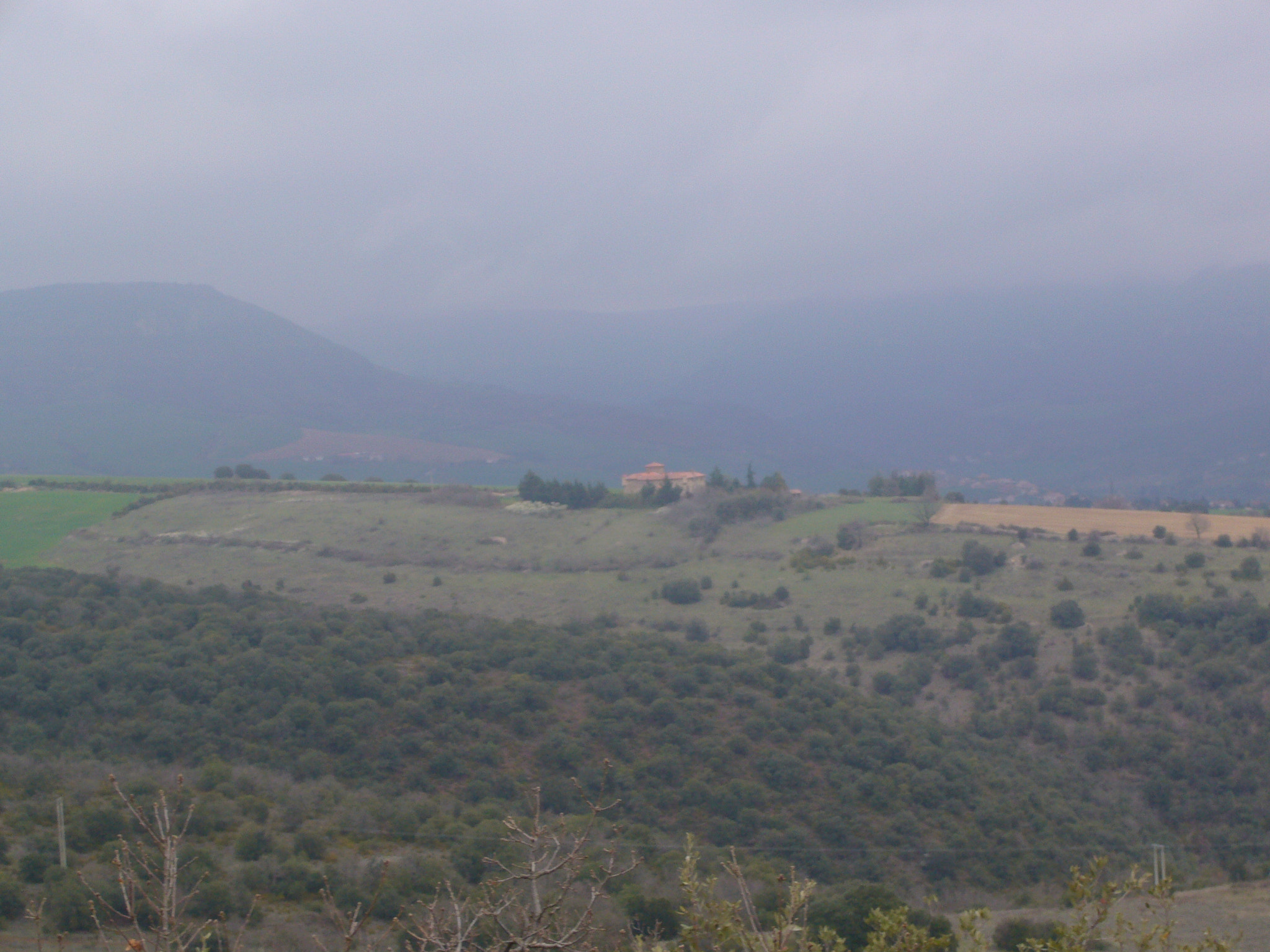 Panasonic DMC-FX9 sample photo. Old and modern, the aveyron landscape photography