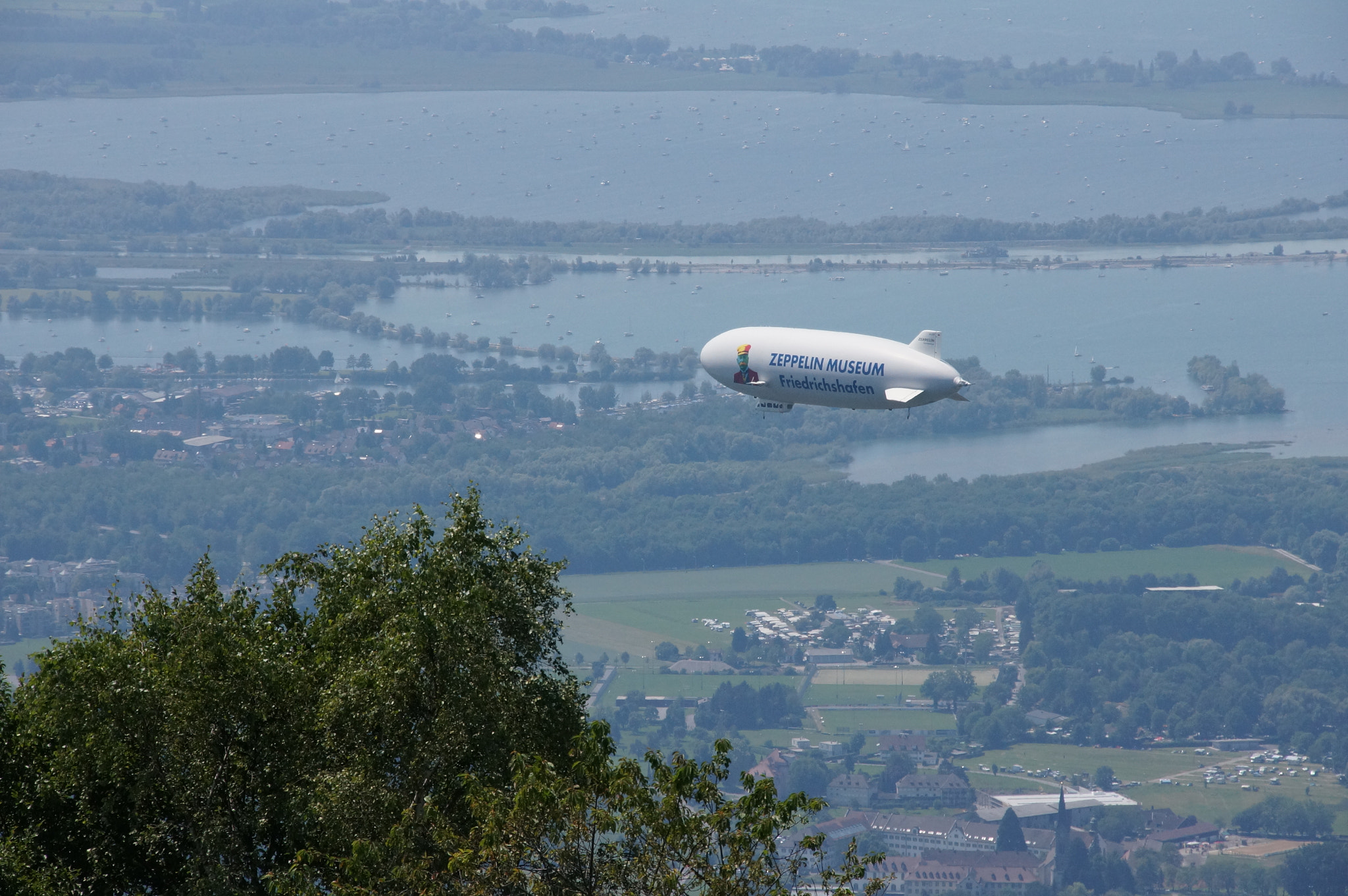 Tamron AF 18-200mm F3.5-6.3 XR Di II LD Aspherical (IF) Macro sample photo. Zeppelin from above photography