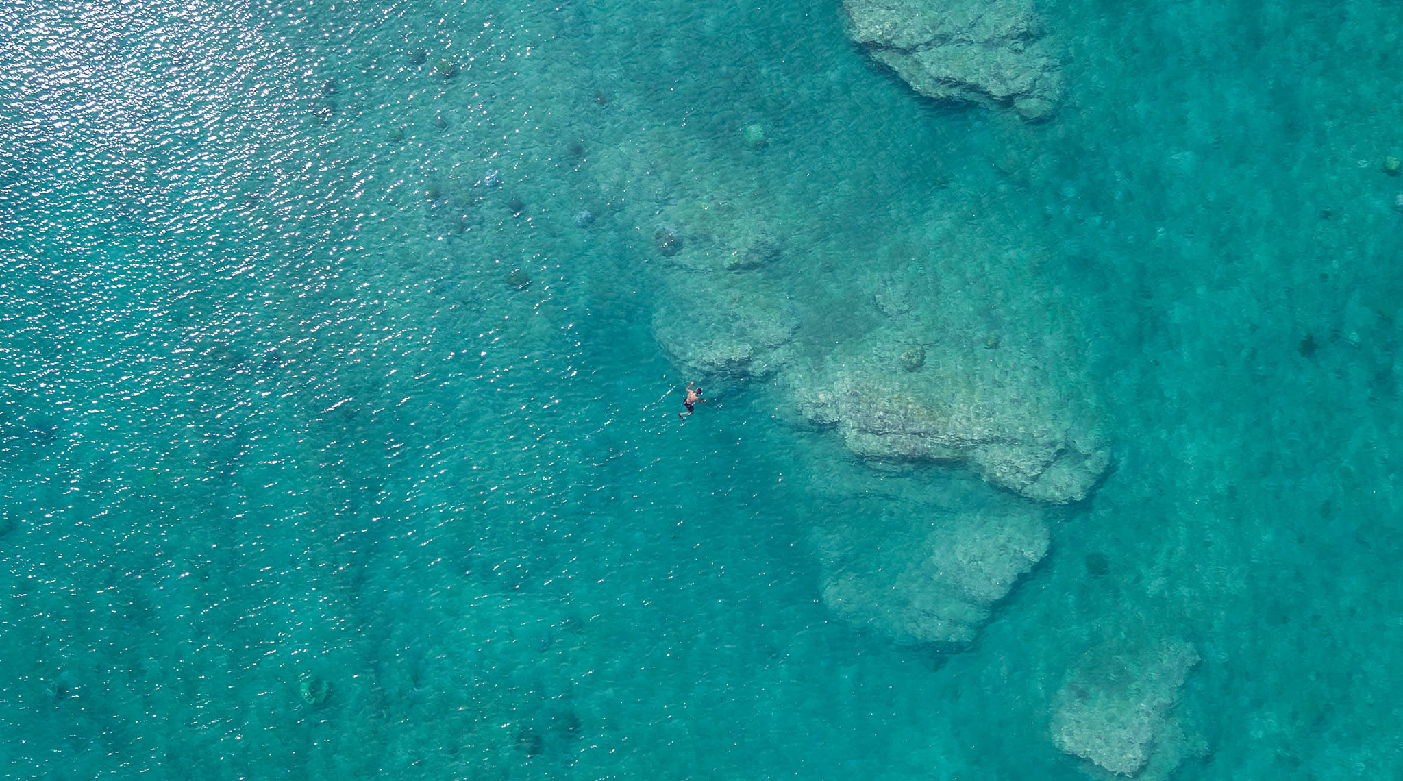 DJI FC550 sample photo. Blue sea photography