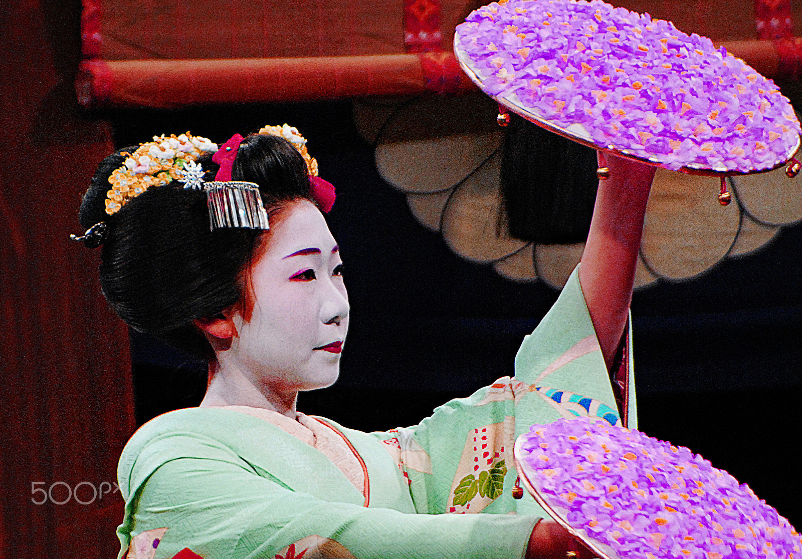 Nikon D200 sample photo. Apprentice geisha photography