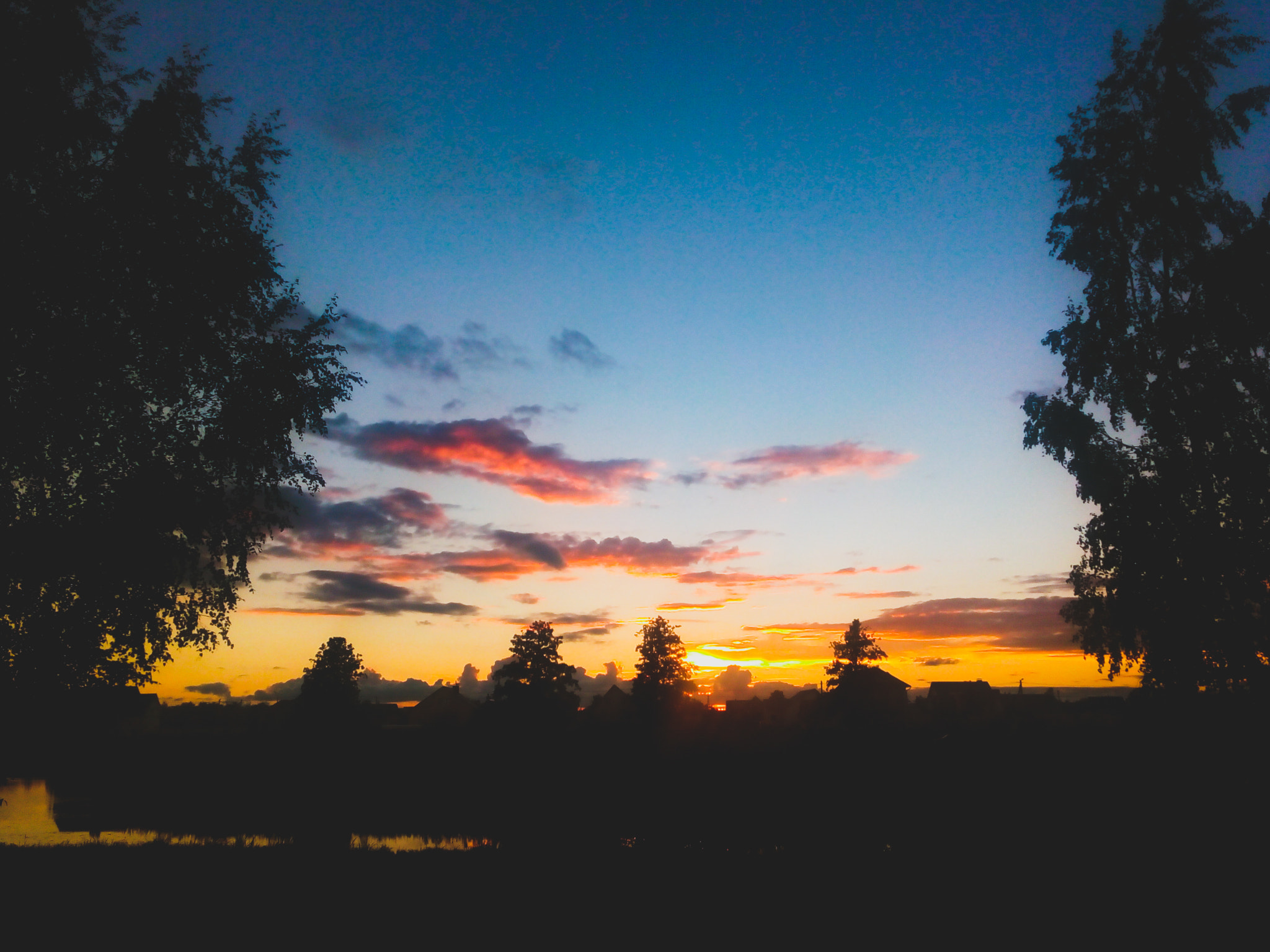 Lenovo P70-A sample photo. Sunset & river photography