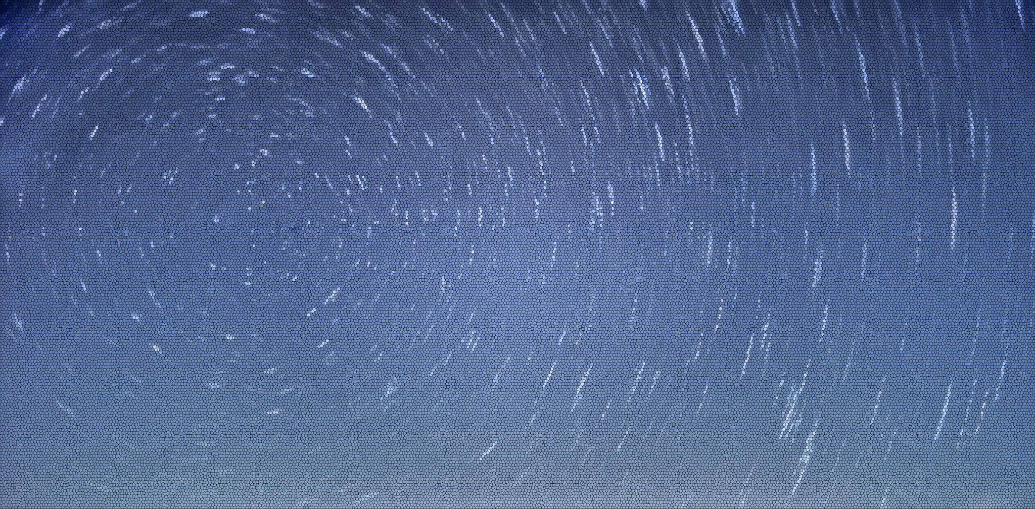 Nikon D5300 + Zoom-Nikkor 1200-1700mm f/5.6-8 P ED IF sample photo. A short star trail manipulated in ps. photography