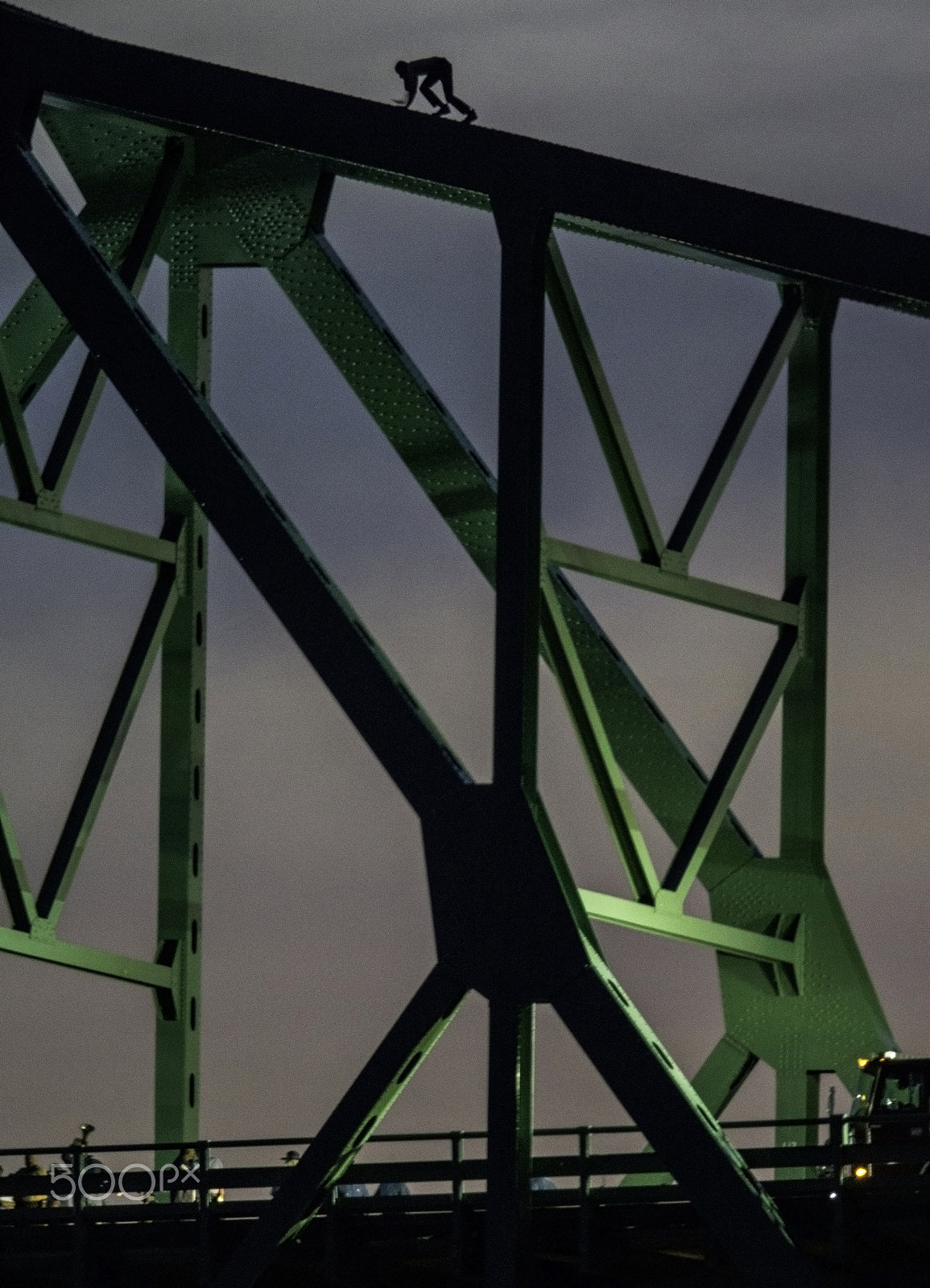 Canon EF 800mm F5.6L IS USM sample photo. 06/10/15-boston,ma. a man, threatening to jump from boston's tobin bridge, is seen climbing the... photography