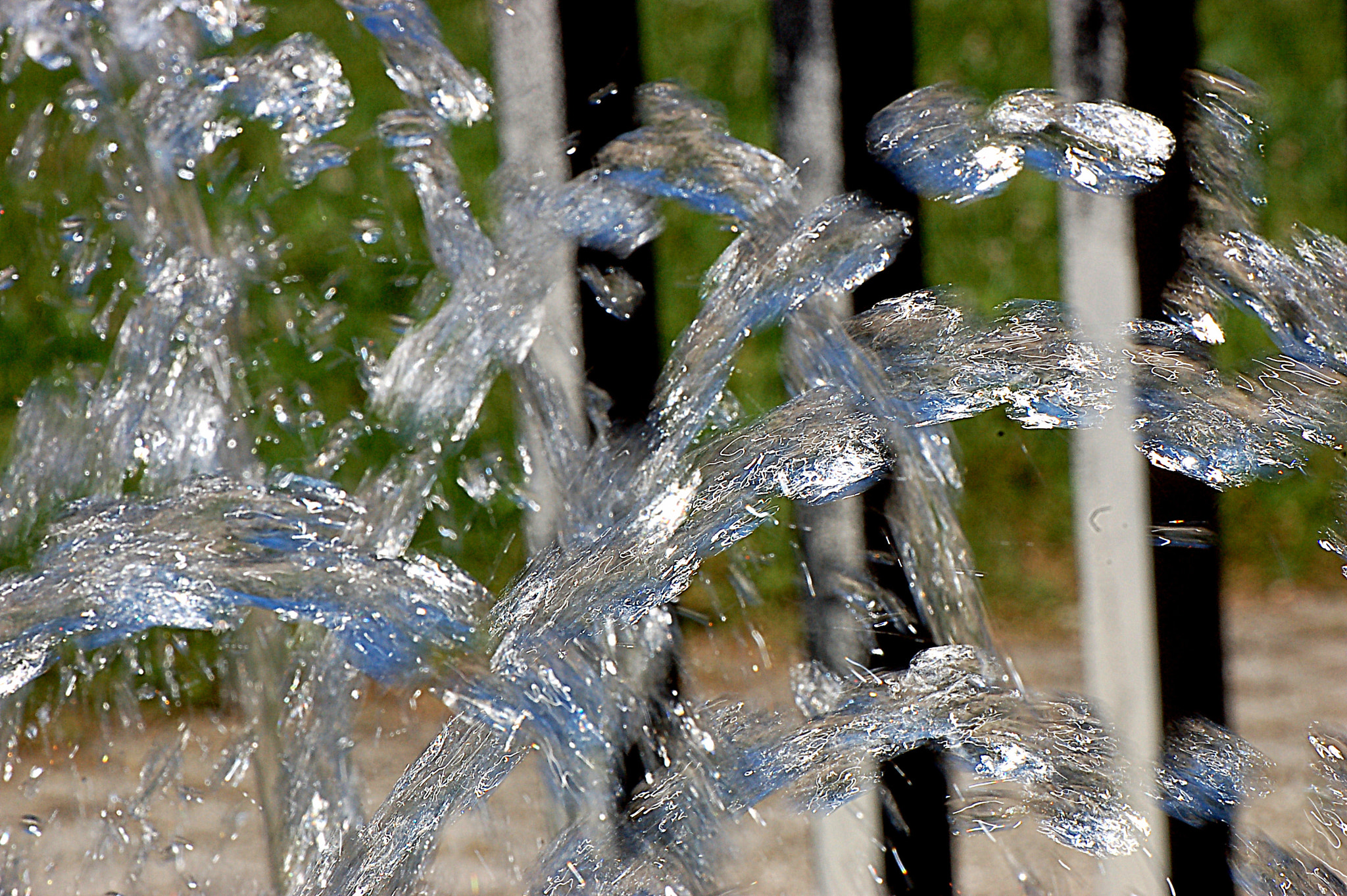 Nikon D50 sample photo. Water dancing photography