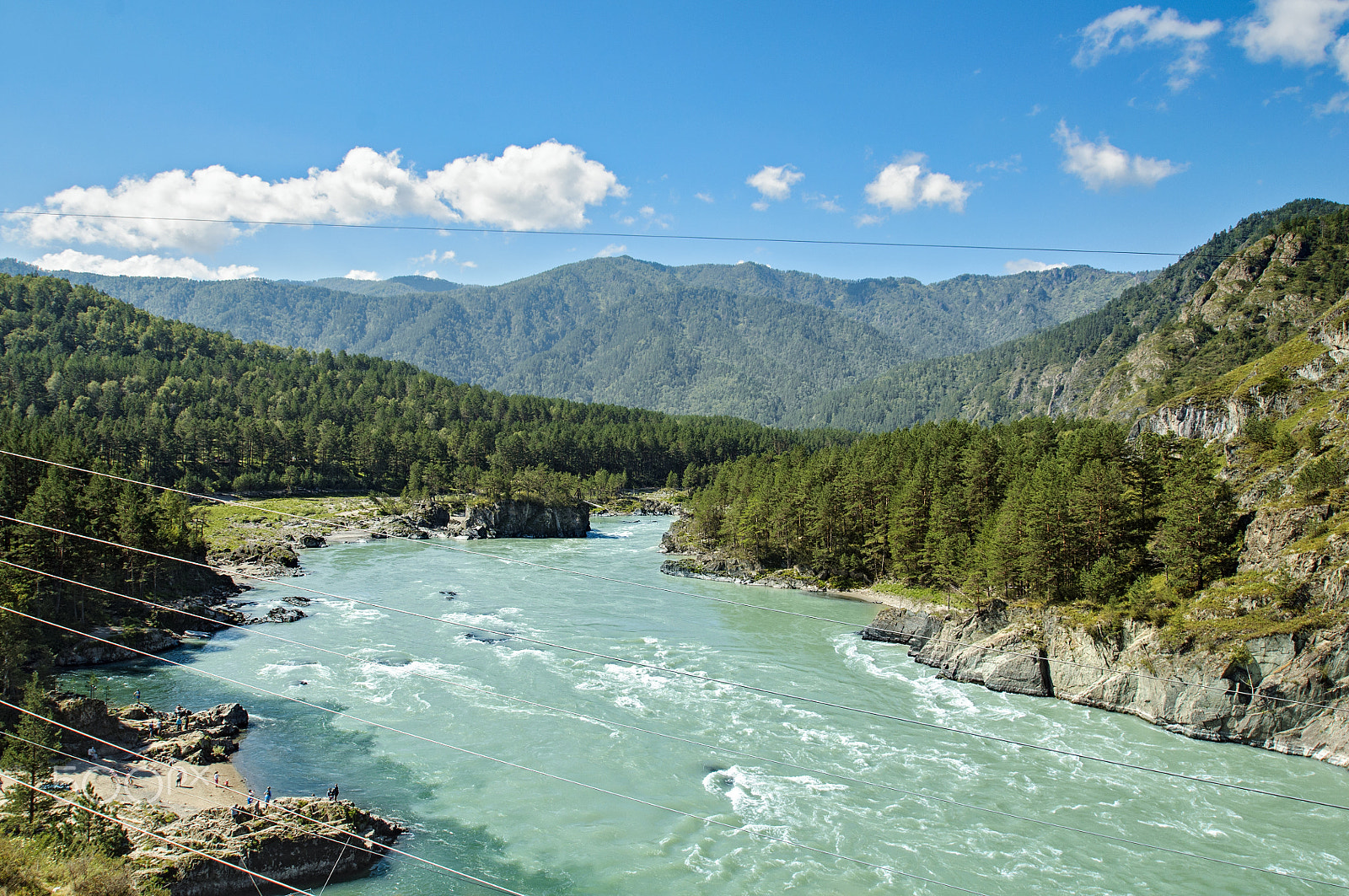 Nikon D5000 sample photo. Katun river near chemal (russia, altay republic) photography