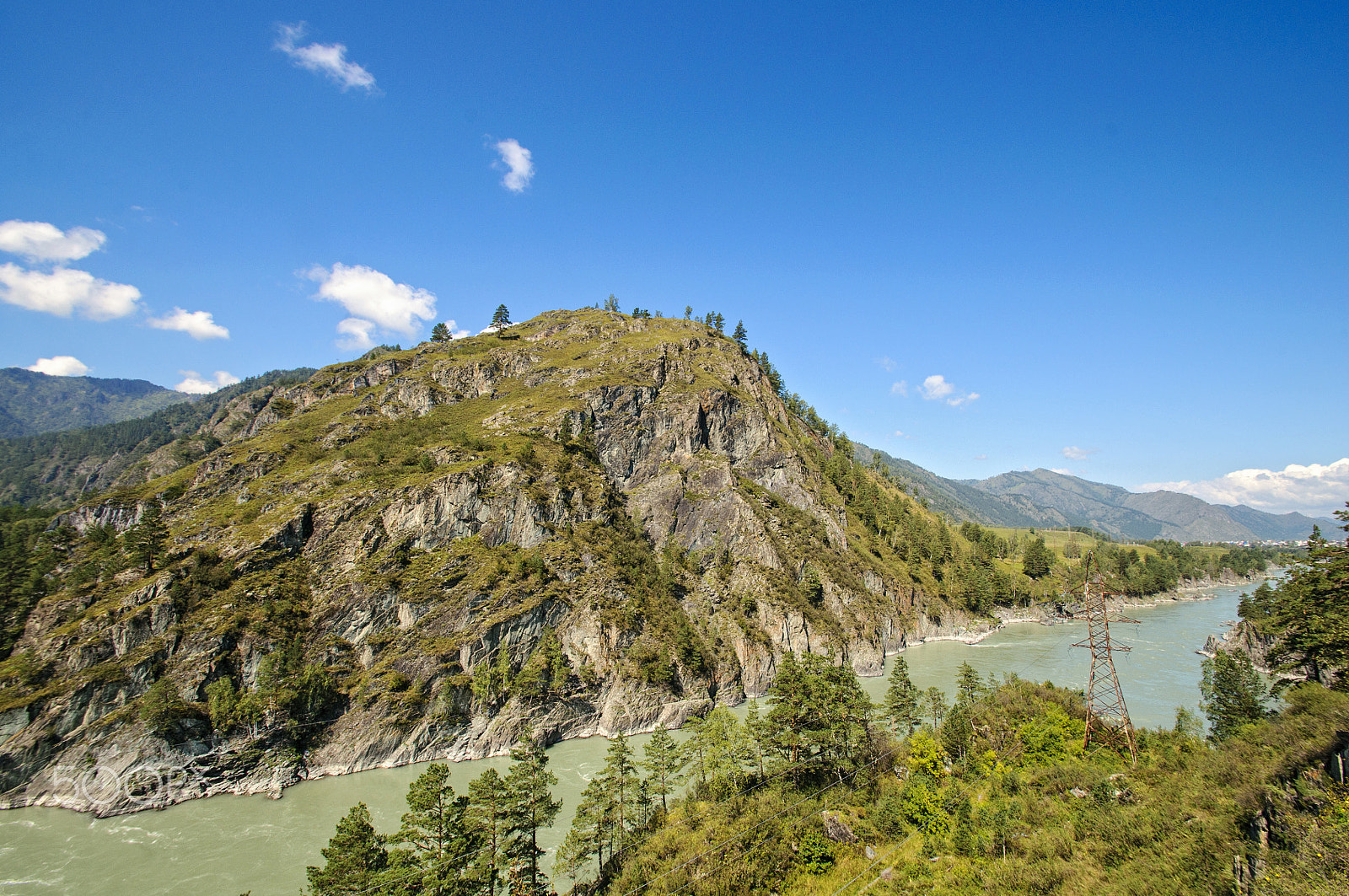 Nikon D5000 sample photo. Katun river near chemal (russia, altay republic) photography