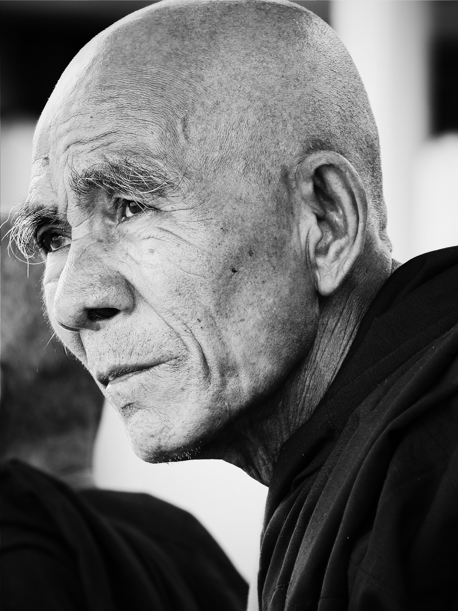 Sony Alpha NEX-3N sample photo. Old monk in yangon photography