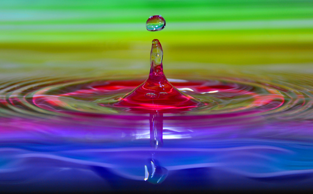 Rainbow waterdrop  by Maurizio Bonanni on 500px.com