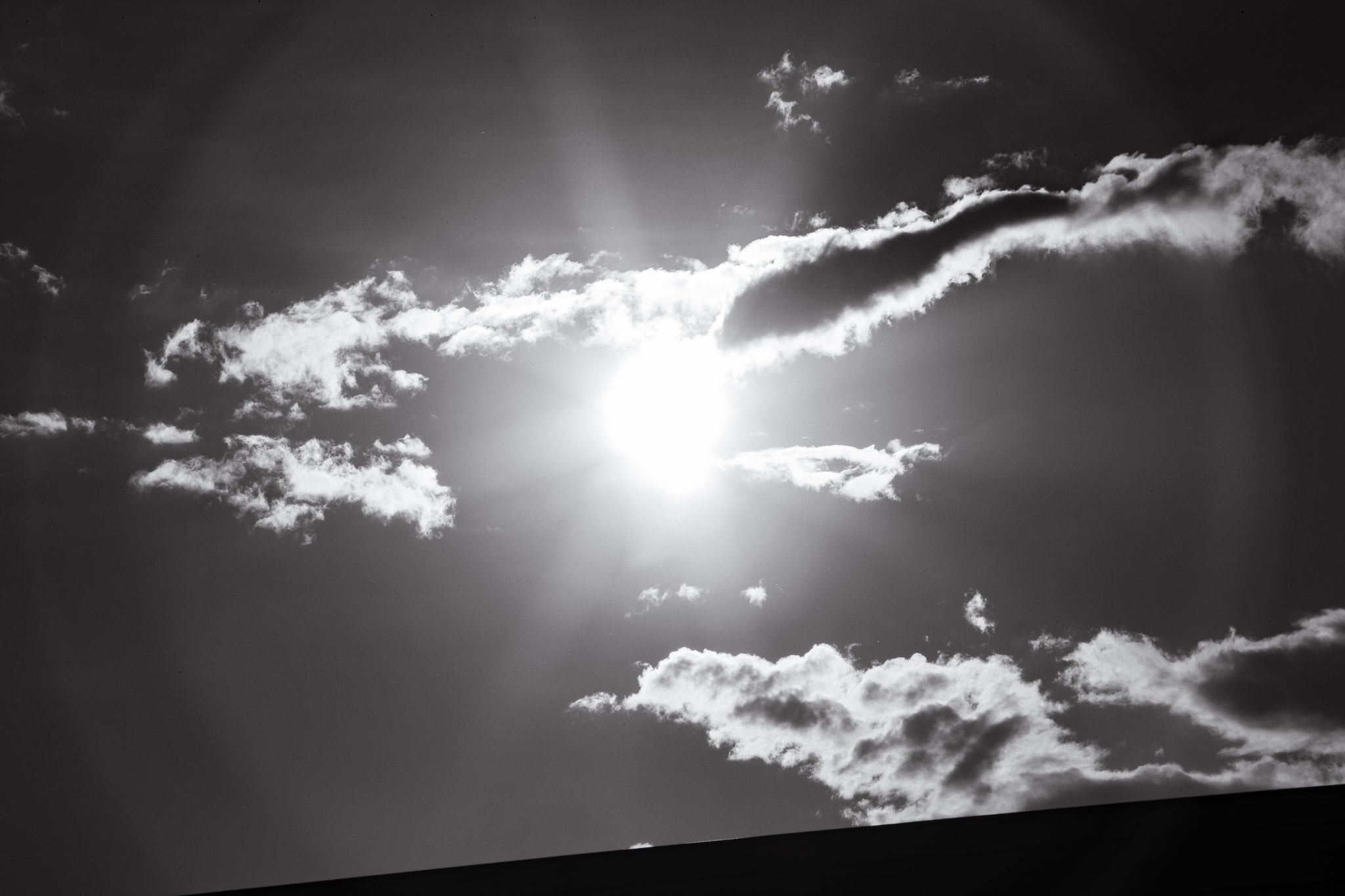 Canon EF 70-200mm F2.8L USM sample photo. Sunburst with halo photography