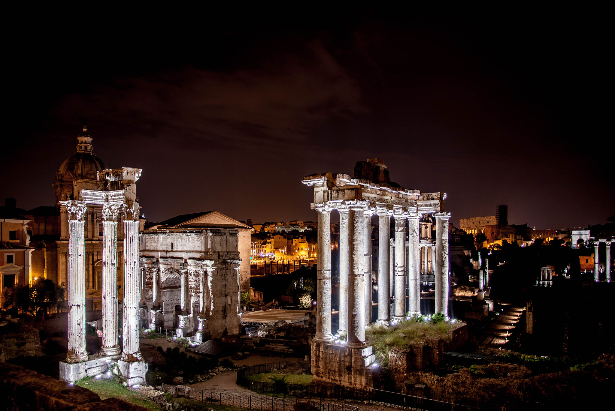 Canon EOS 50D sample photo. The forum at night photography