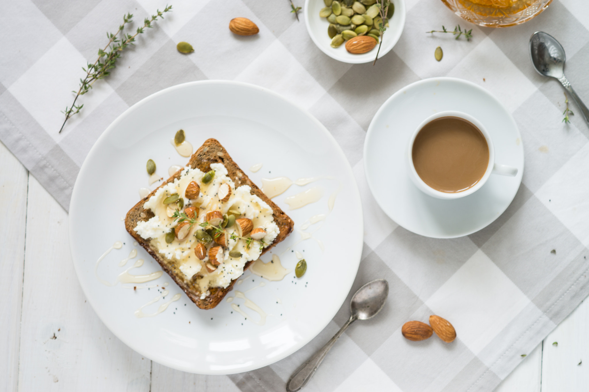 Sony a99 II + Sony 100mm F2.8 Macro sample photo. Breakfast with toasts photography