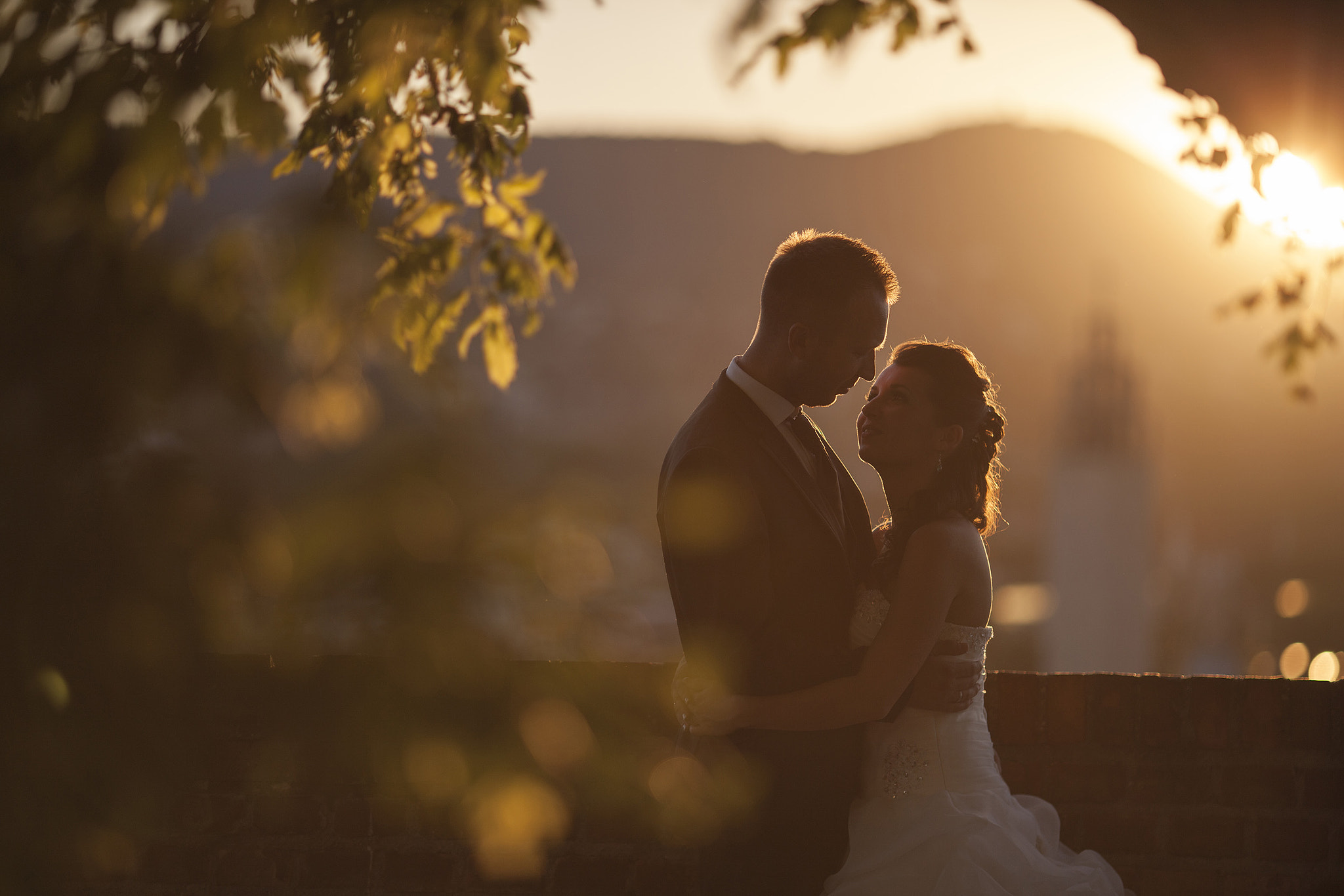 Canon EOS-1Ds Mark III + Canon EF 135mm F2L USM sample photo. Sunset of budapest photography