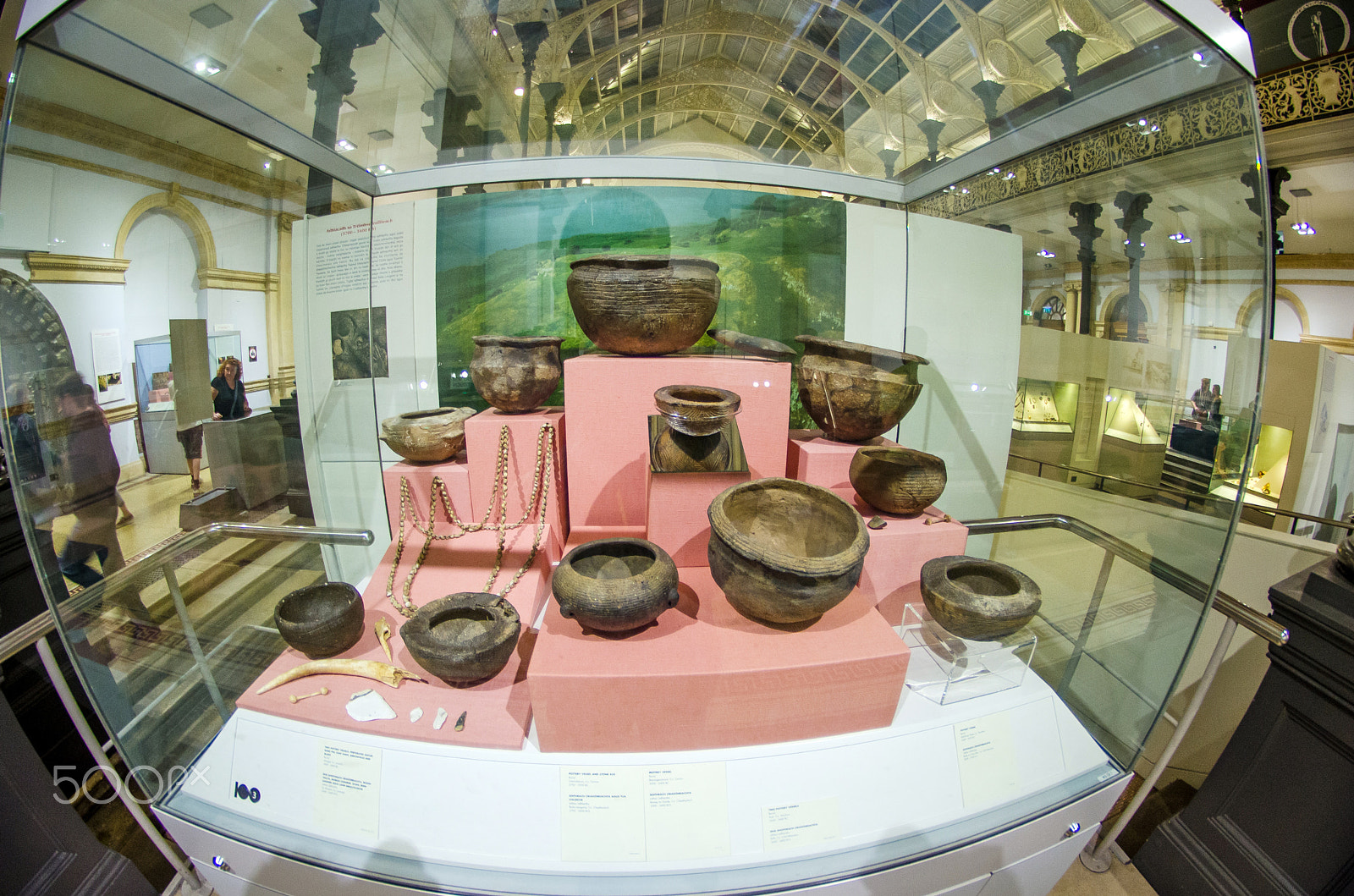 Nikon D7000 + Samyang 8mm F3.5 Aspherical IF MC Fisheye sample photo. Neolithic artefacts at the national museum photography