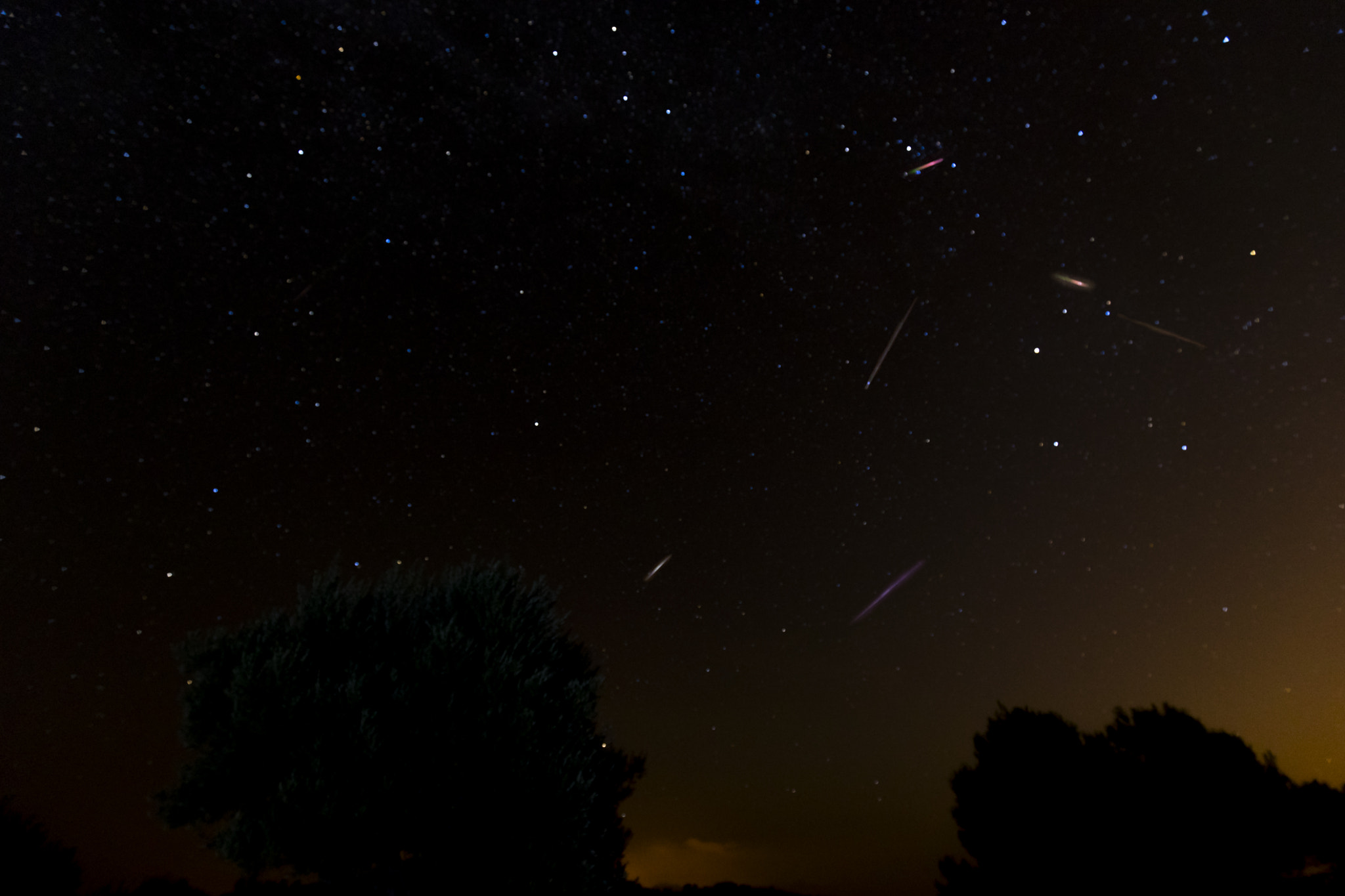 Sony a7 II + Canon EF 70-200mm F2.8L IS II USM sample photo. Perseids meteor shower photography