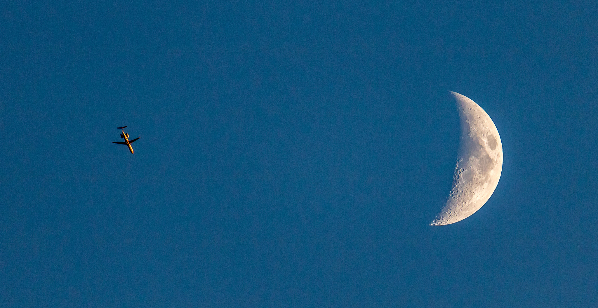 Canon EF 100-400mm F4.5-5.6L IS USM sample photo. Fly me to the moon photography