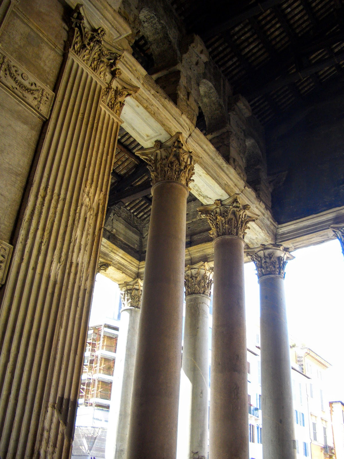 CASIO EX-Z57 sample photo. Pantheon of rome photography