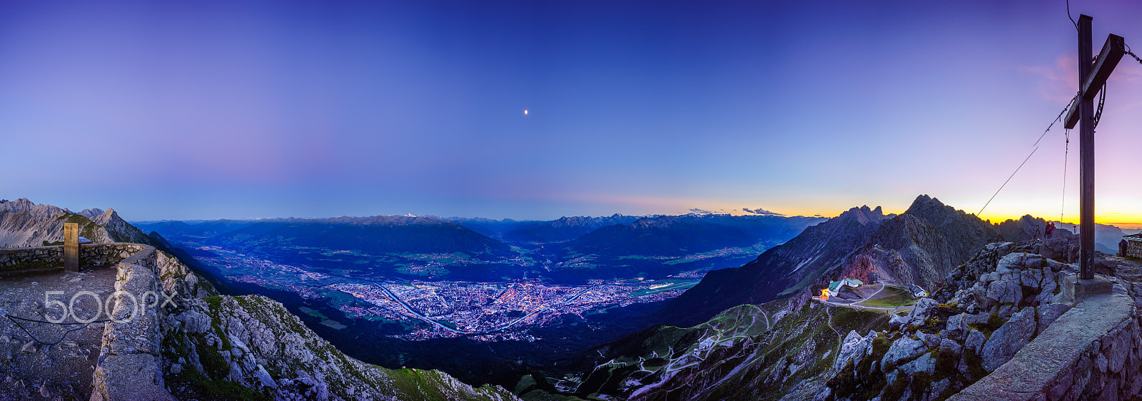Sony a7R + E 21mm F2.8 sample photo. Pano of innsbruck photography