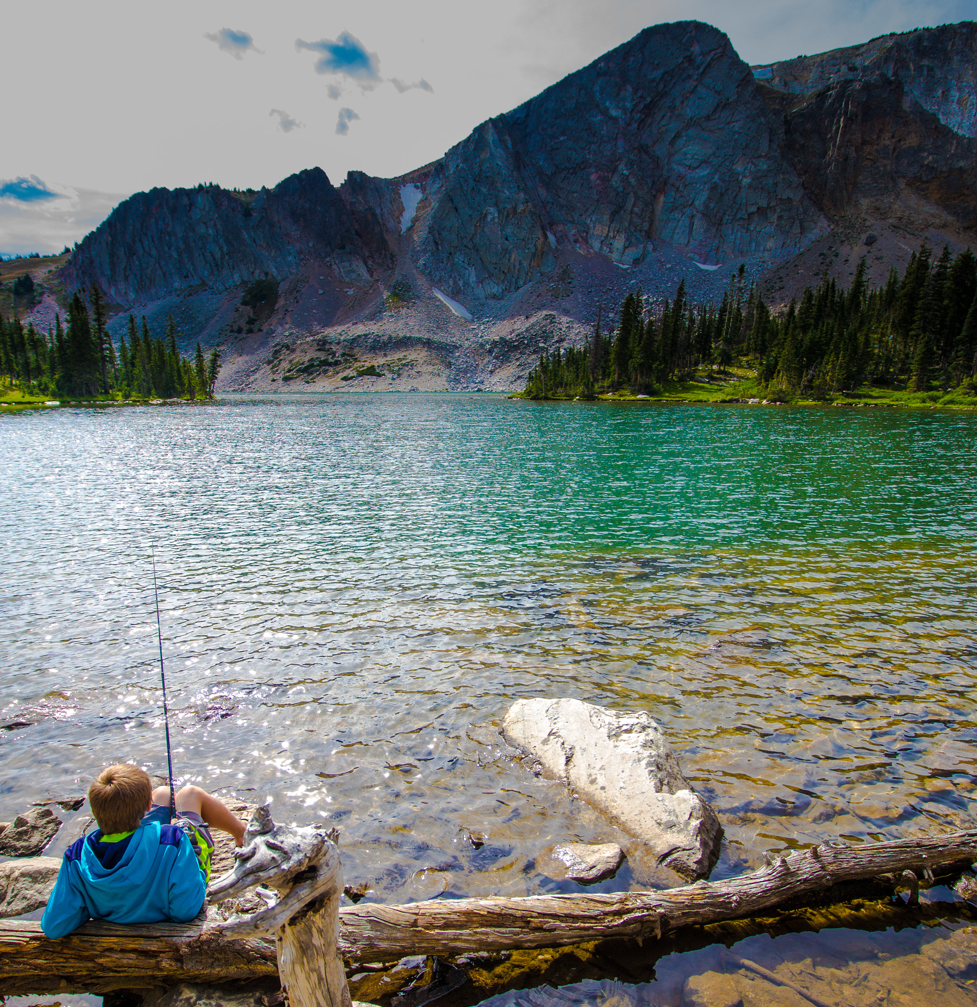 Canon EOS M sample photo. Fishing in lake marie photography