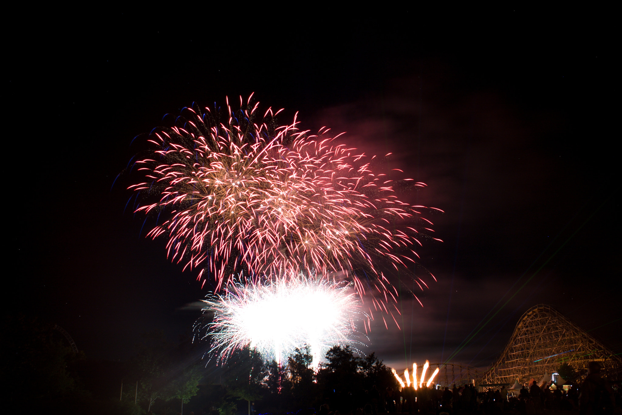 18.00 - 55.00 mm sample photo. Firework photography