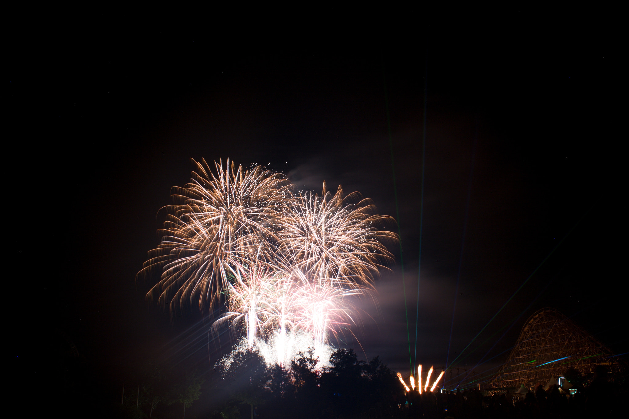 Canon EOS 40D + 18.00 - 55.00 mm sample photo. Firework photography