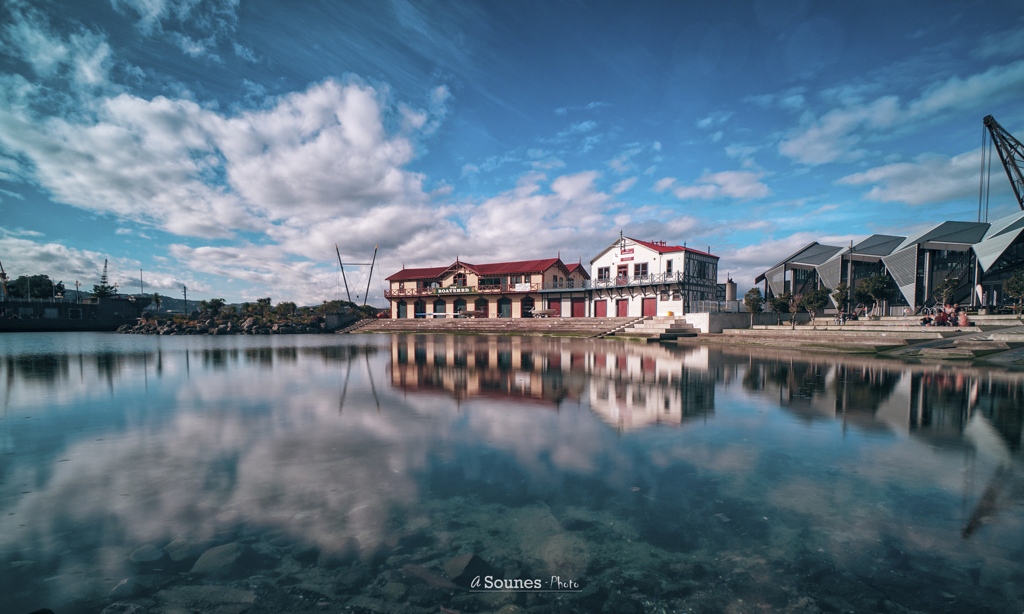 Sony a7 II + Sony E 10-18mm F4 OSS sample photo. Wellington boat house photography