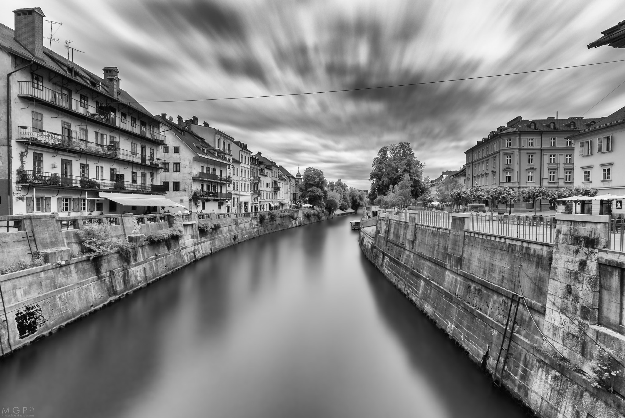 Nikon D200 sample photo. Ljubljanica river, ljubljana, slovenia photography