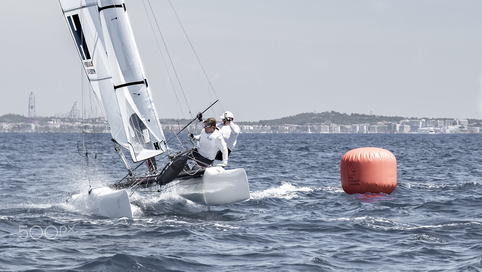 Sigma 70-200mm F2.8 EX DG Macro HSM II sample photo. Hobie cat photography