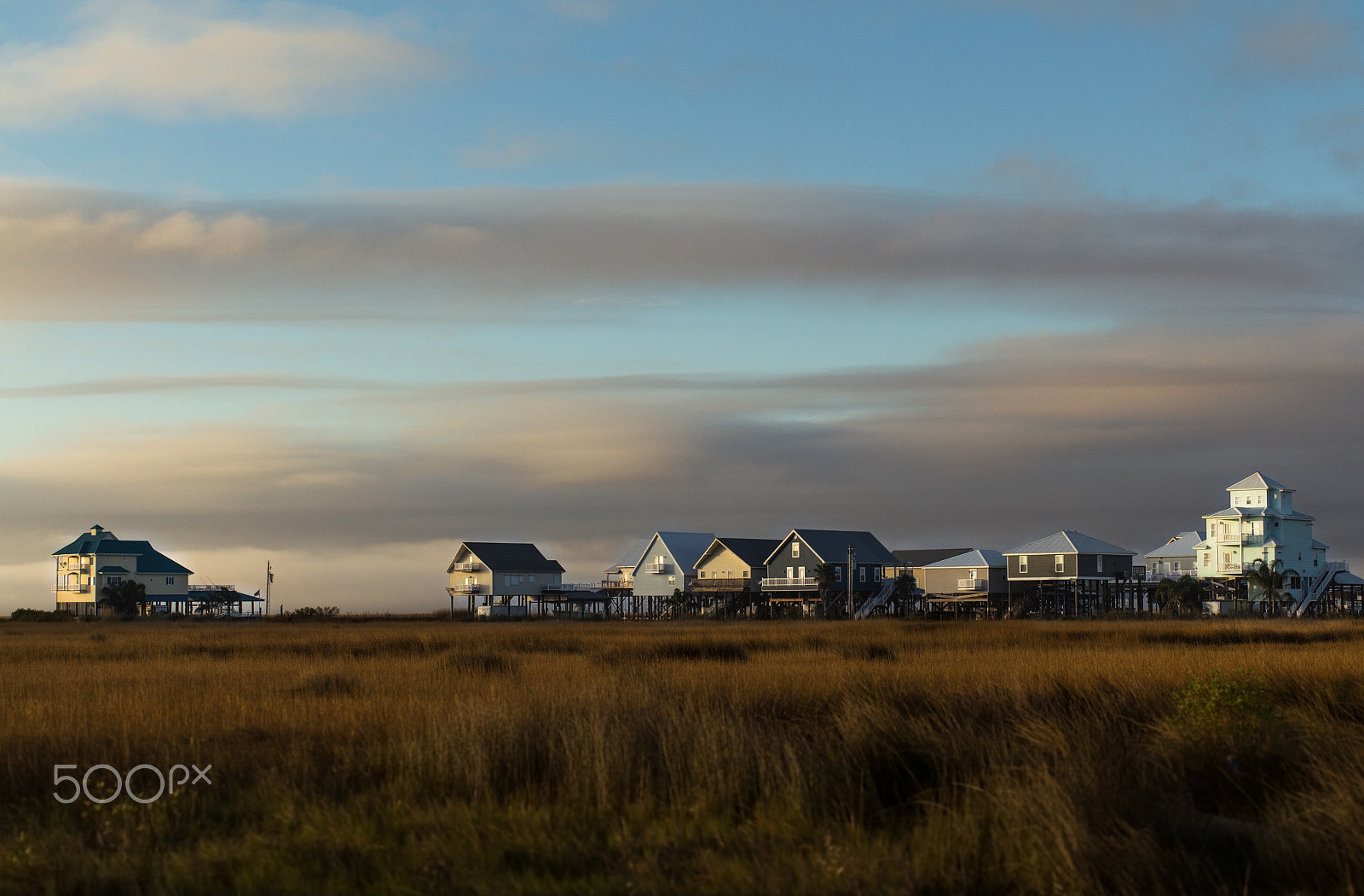 Canon EF 35mm F2 IS USM sample photo. Stilt houses of louisiana photography