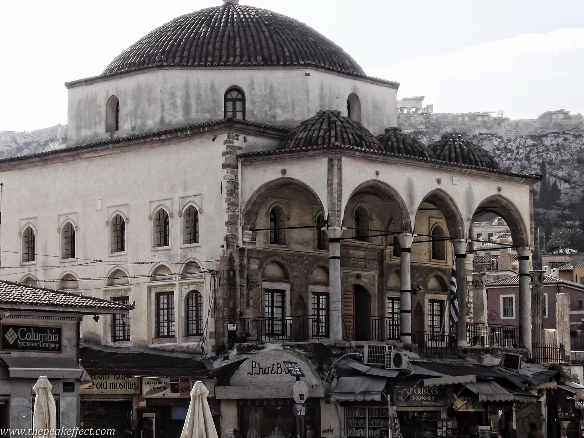 Olympus FE110,X705 sample photo. Athens photography