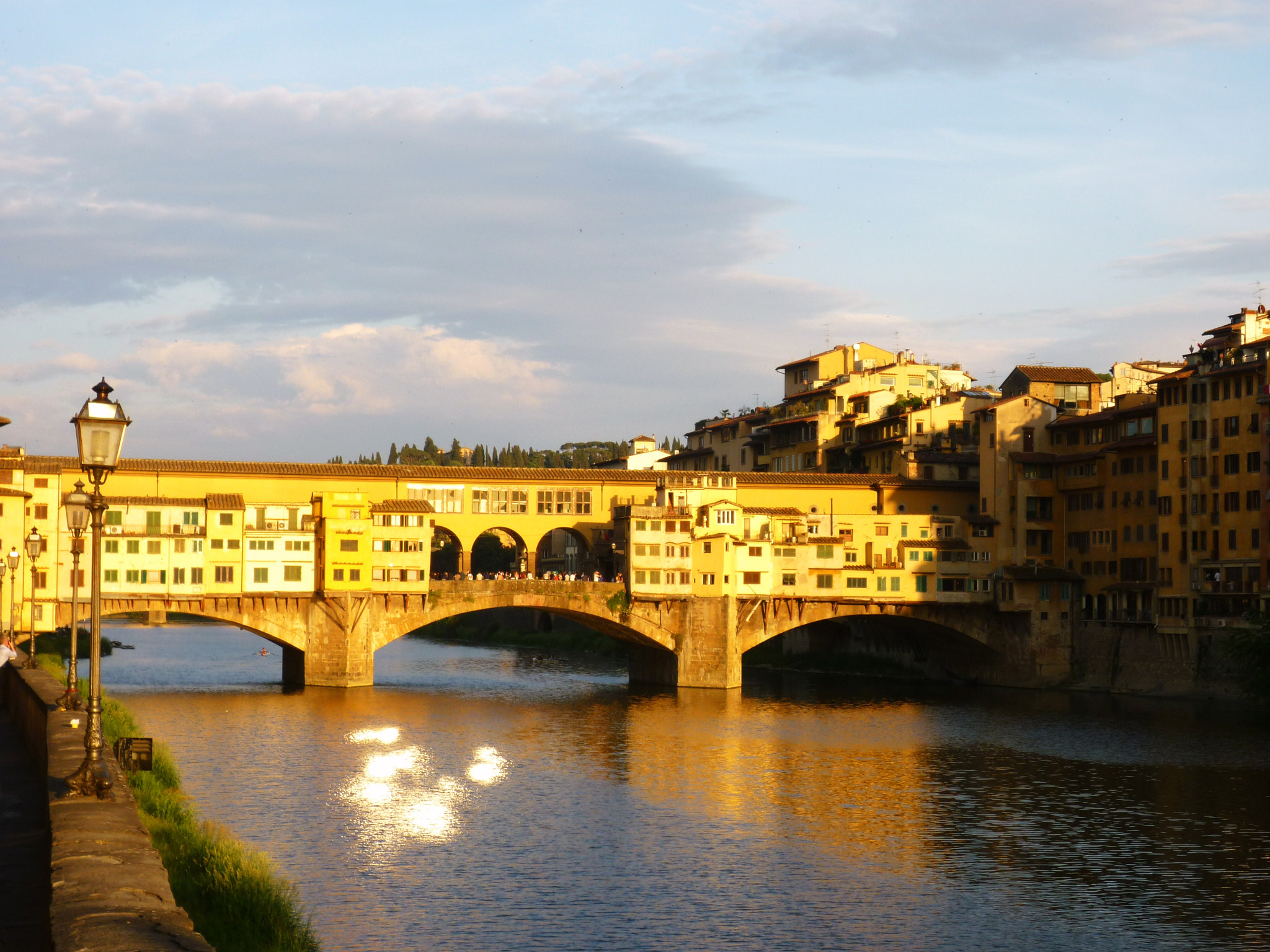 Panasonic DMC-FS15 sample photo. Sunset in firenze photography