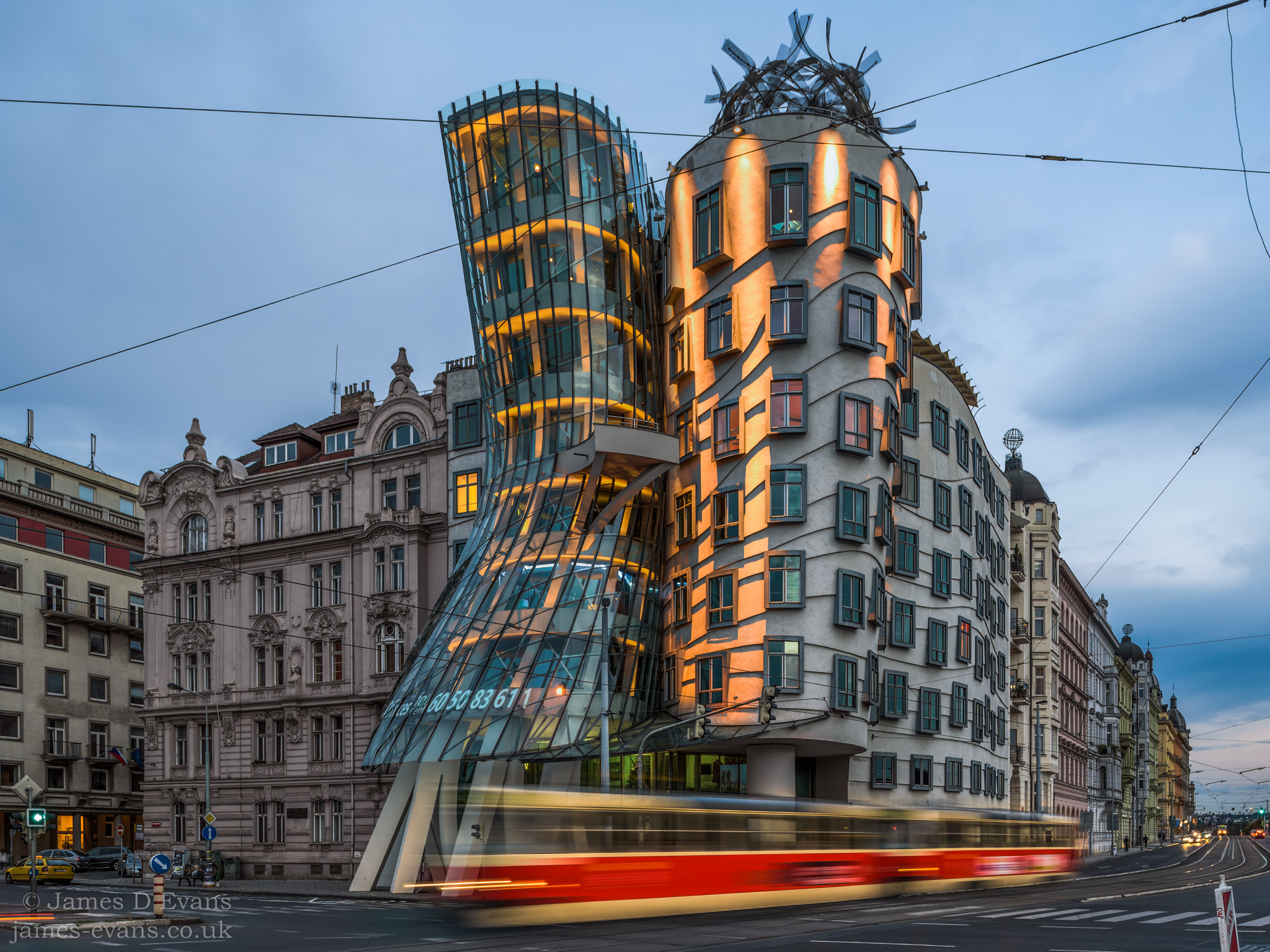 Nikon D750 + Nikon PC-E Nikkor 24mm F3.5D ED Tilt-Shift sample photo. The dancing house - prague photography