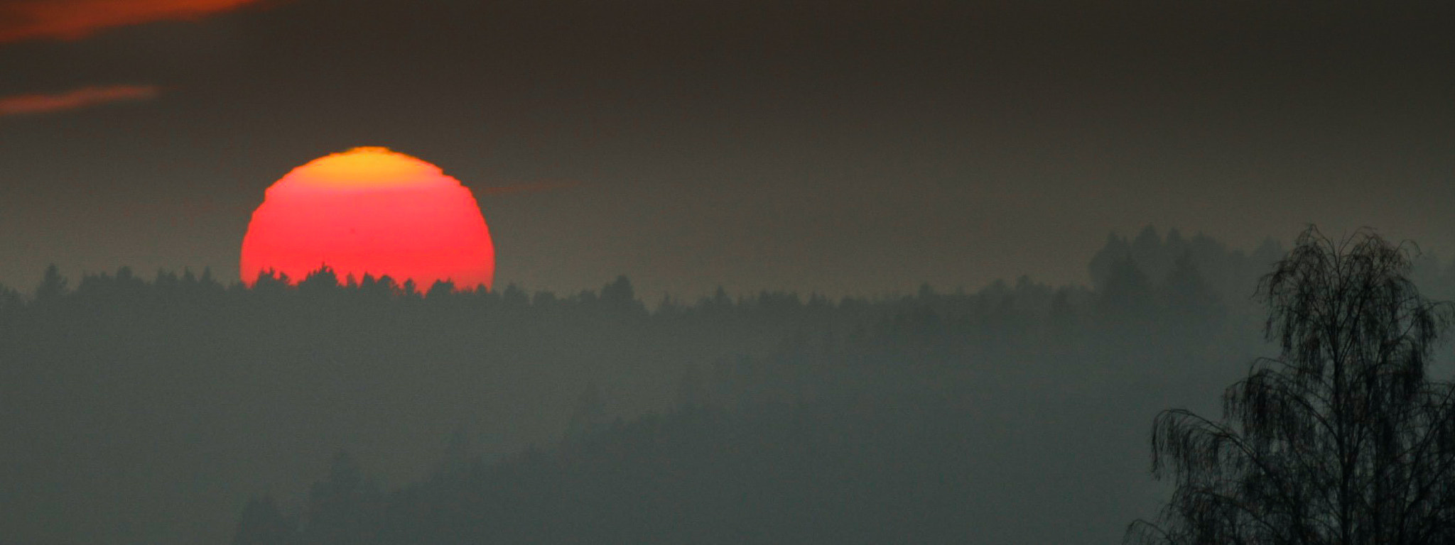 Canon EF 70-200mm F2.8L IS II USM sample photo. Sonnenuntergang in oftringen (schweiz). photography