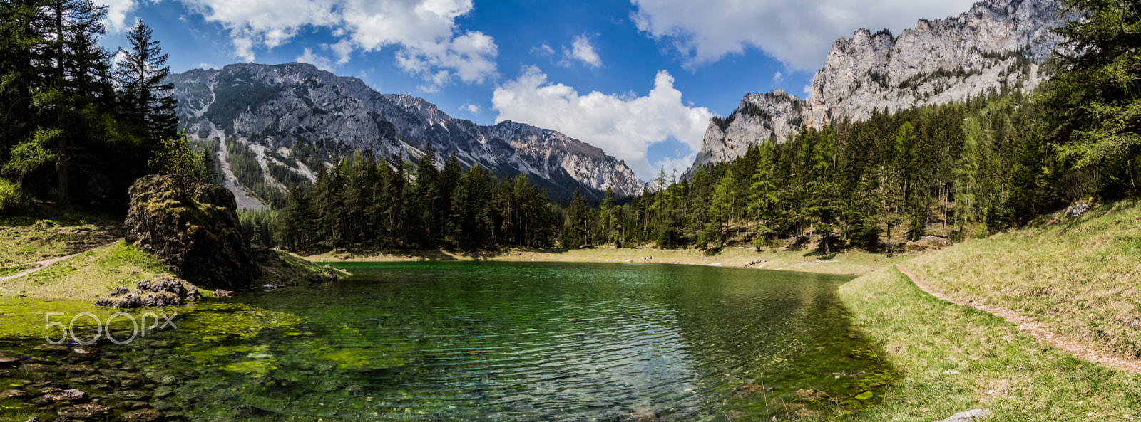 Canon EF-S 17-85mm F4-5.6 IS USM sample photo. Green lake austria photography