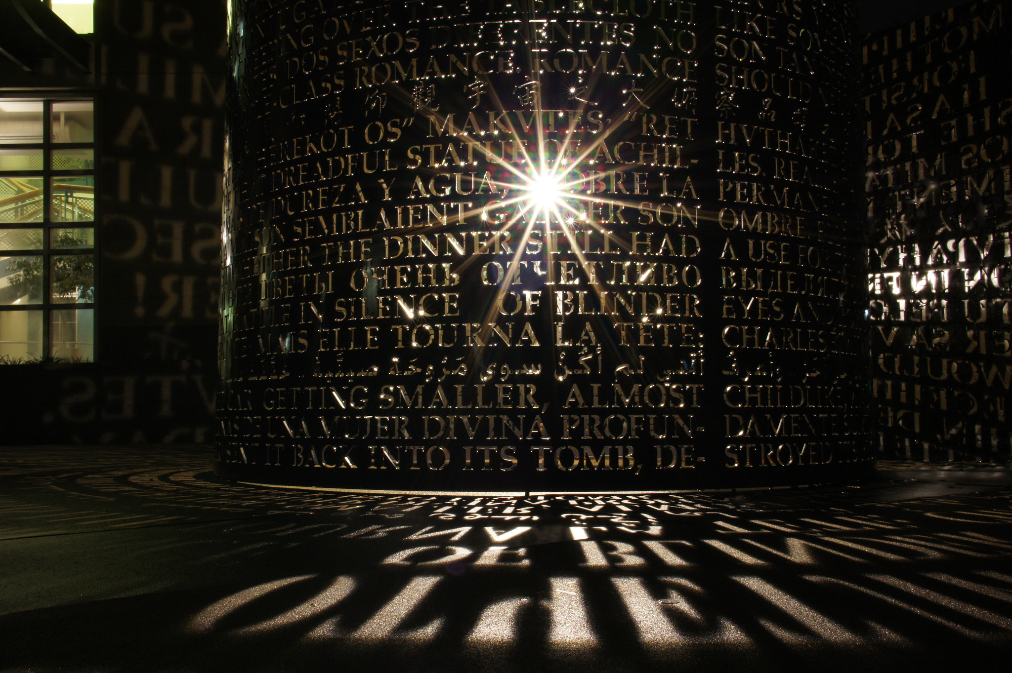 Sony Sonnar T* E 24mm F1.8 ZA sample photo. A,a light sculpture photography