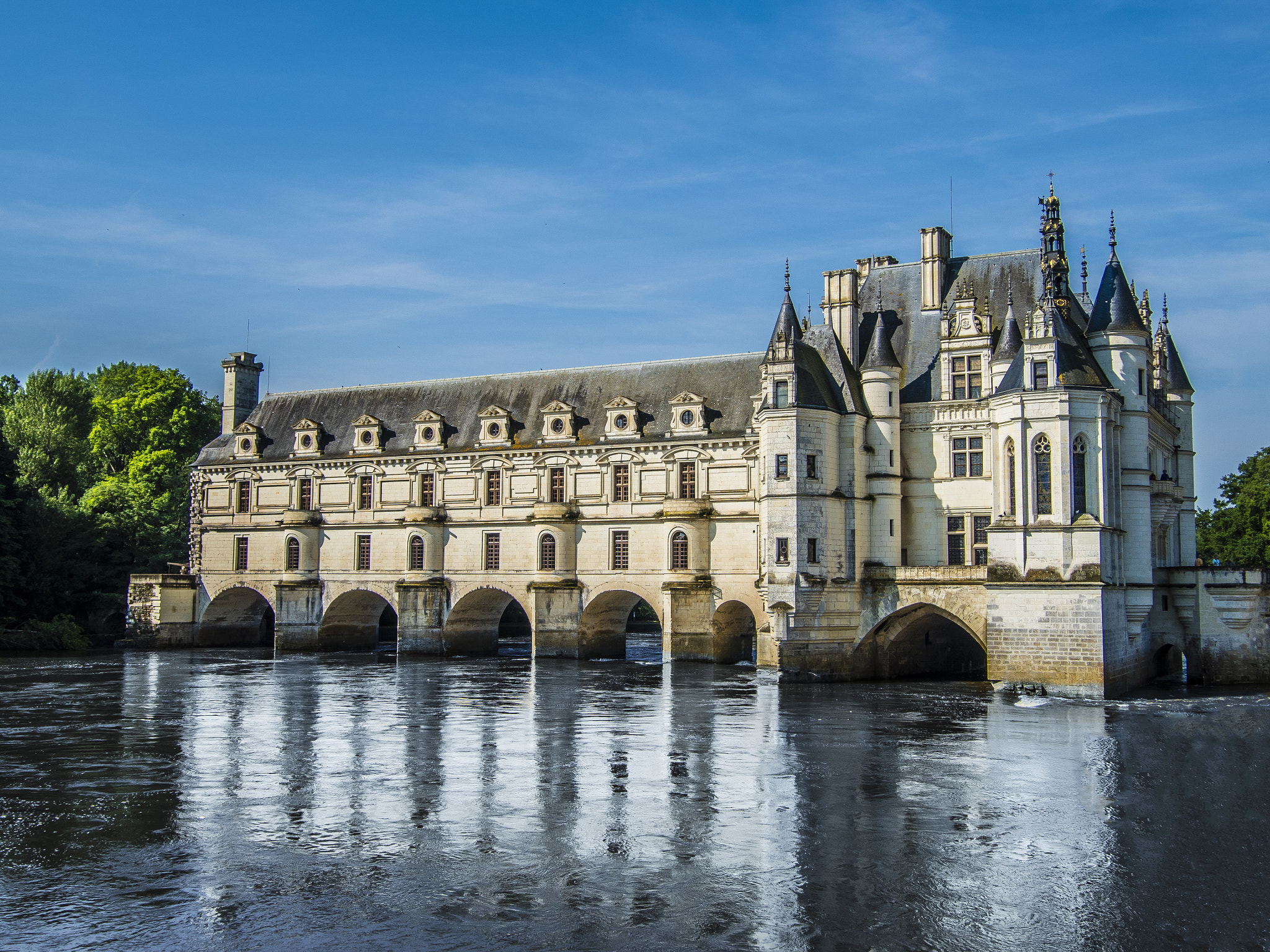 LUMIX G VARIO PZ 14-42/F3.5-5.6 sample photo. Chateau de chenonceau photography