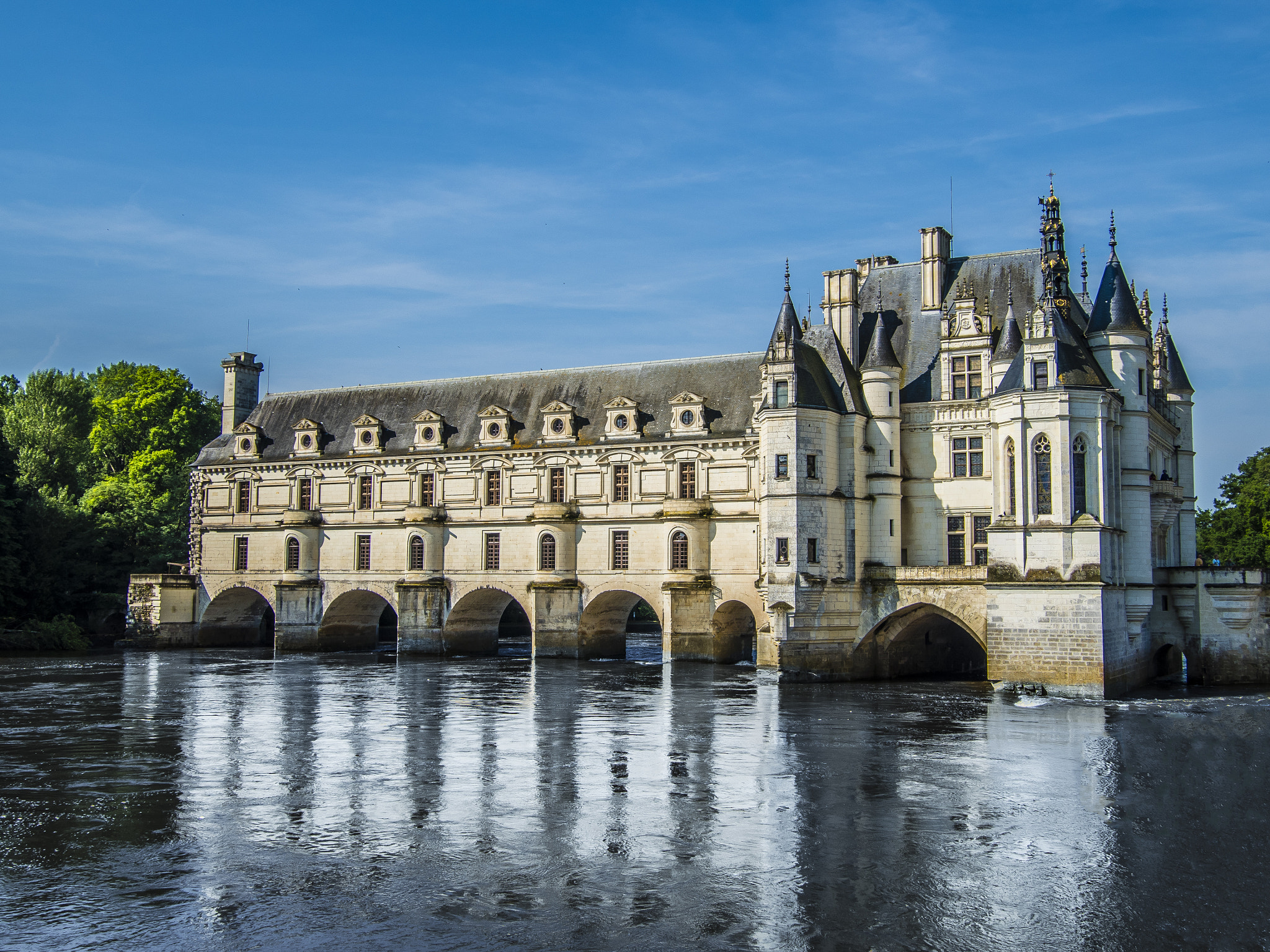 Olympus PEN E-PL7 + LUMIX G VARIO PZ 14-42/F3.5-5.6 sample photo. Chateau de chenonceau photography