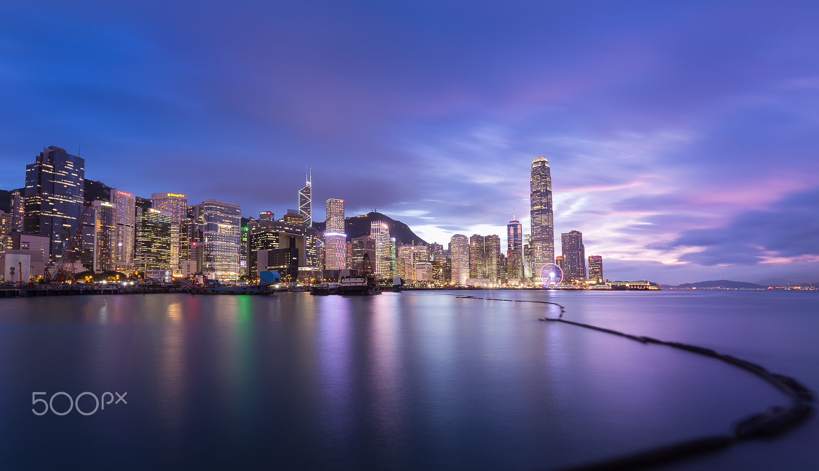 Sigma 8-16mm F4.5-5.6 DC HSM sample photo. Hong kong skyline photography