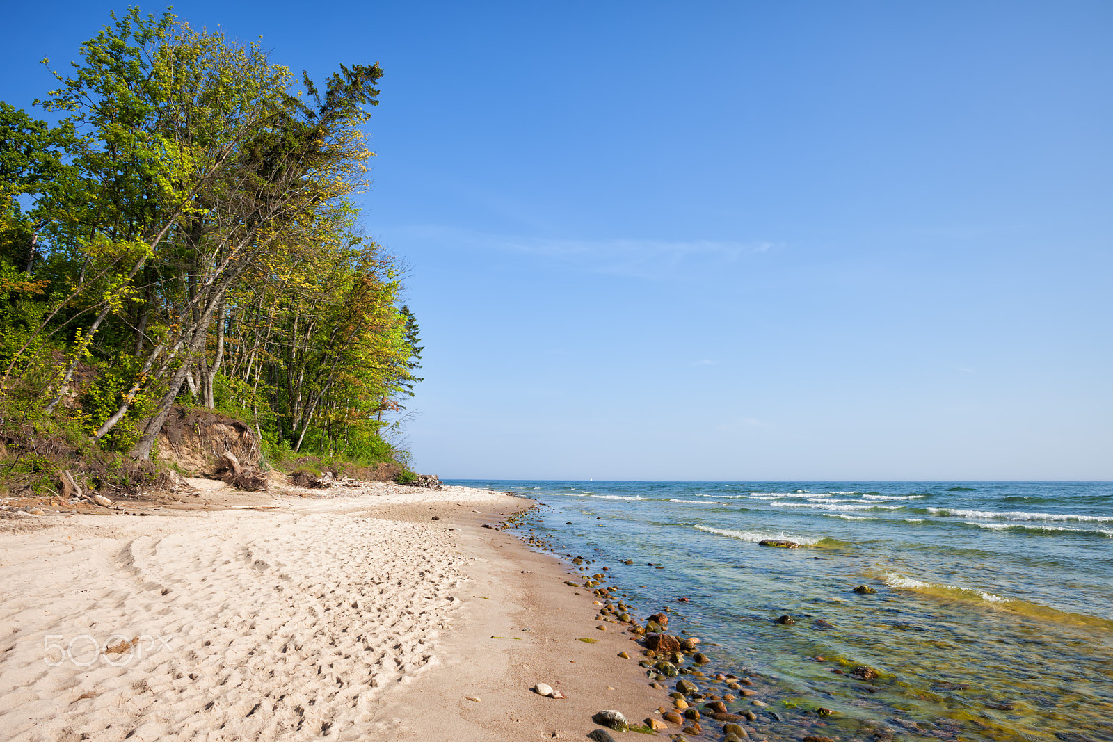 Canon EF 24mm F2.8 IS USM sample photo. Rozewie beach at baltic sea in poland photography