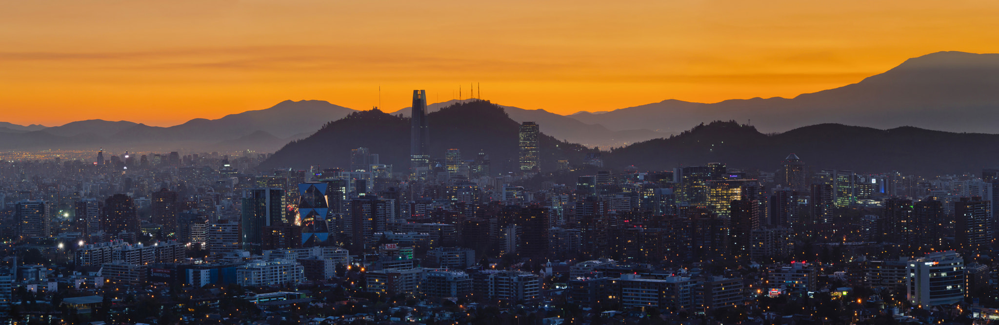 Nikon D3200 + Sigma 70-300mm F4-5.6 DG OS sample photo. Skyline before lights photography