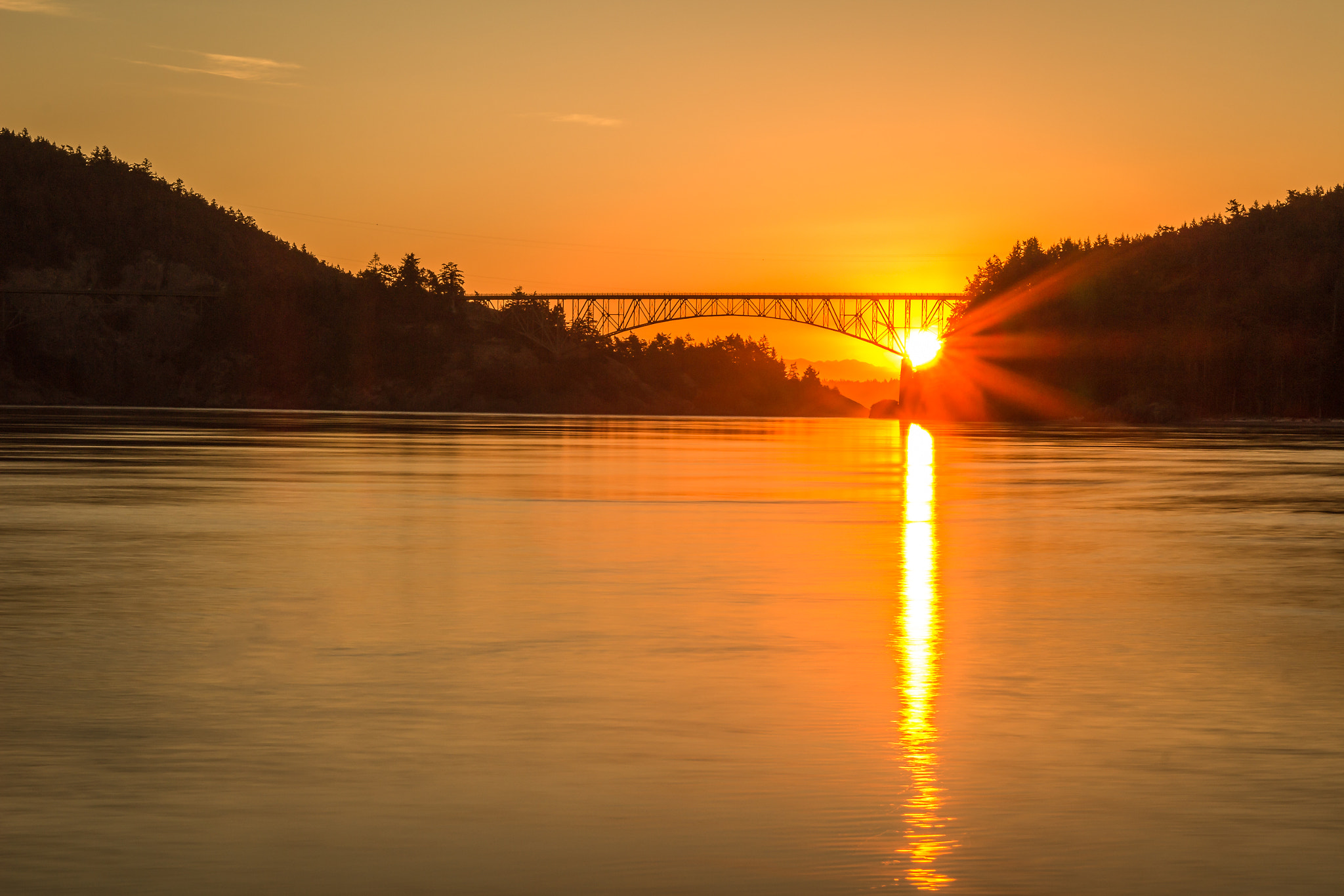 Canon EOS 100D (EOS Rebel SL1 / EOS Kiss X7) sample photo. Deception pass sunrise photography