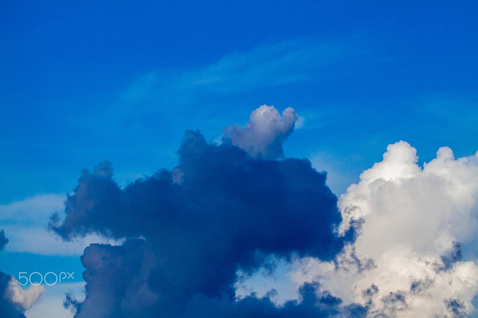 Canon EF 100-400mm F4.5-5.6L IS USM sample photo. Little elephant cloud photography