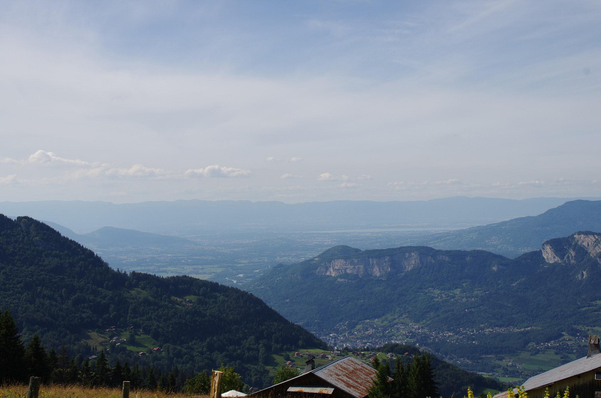 Pentax K-5 sample photo. Vu sur le lac léman photography