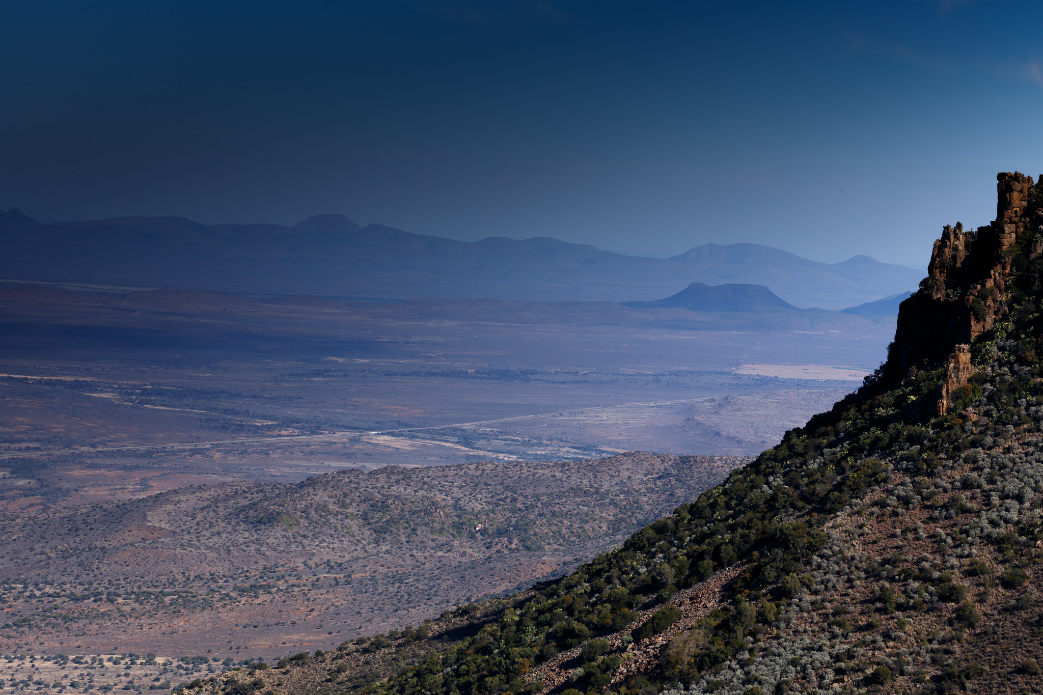 Canon EF 100-400mm F4.5-5.6L IS USM sample photo. High mountain view - graaff-reinet landscape photography